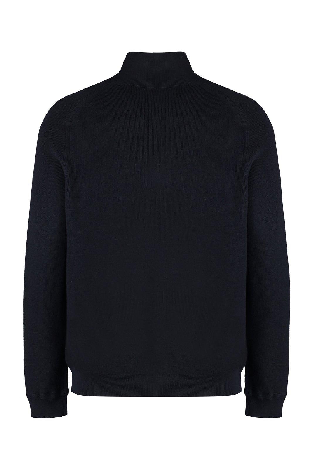 Shop Moncler T-neck Knitted Sweater