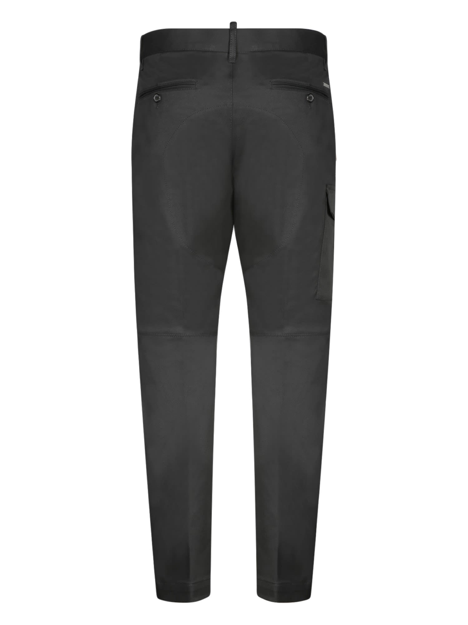 Shop Dsquared2 Sexy Slim Black Cargo Trousers