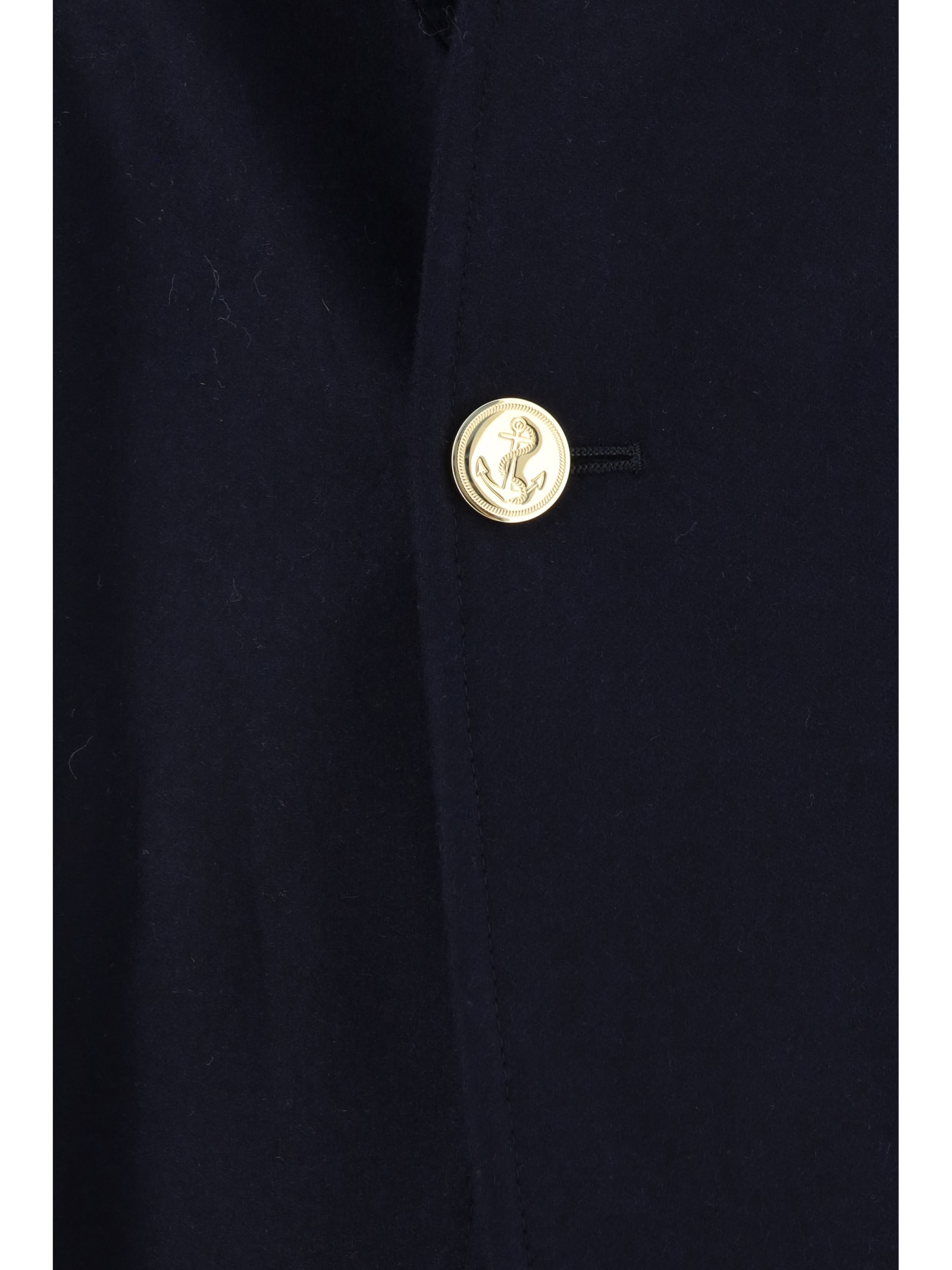 Shop Thom Browne Blazer Jacket In Navy