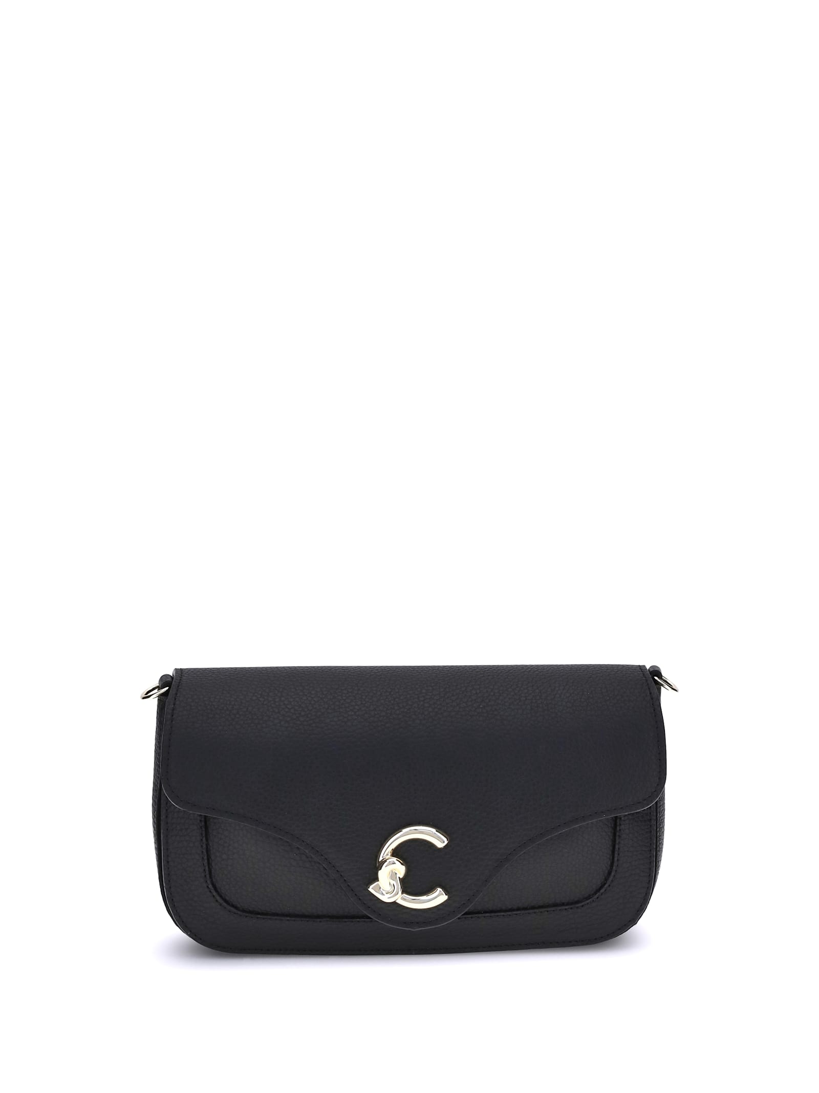Coccinelle C-me Medium Shoulder Bag In Black