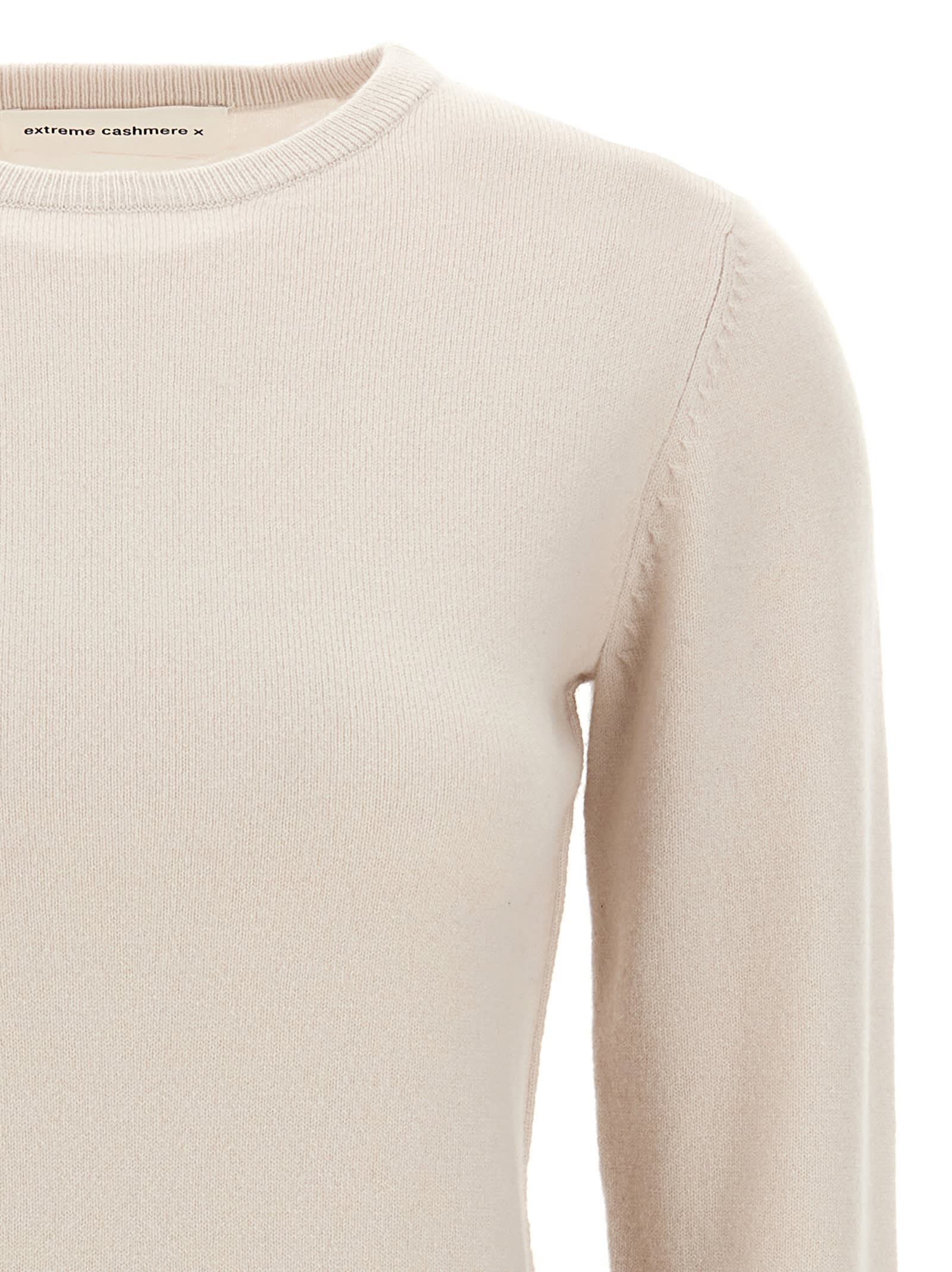 Shop Extreme Cashmere N°41 Body Sweater In White