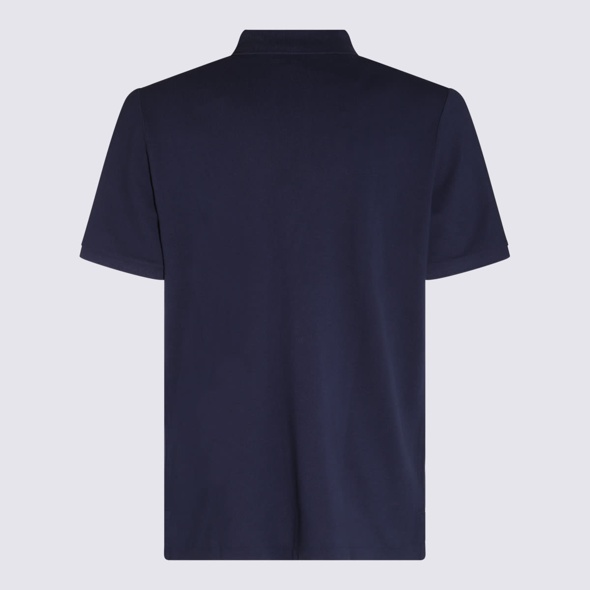 Shop Polo Ralph Lauren Navy Blue Cotton Polo Shirt In Newport Navy