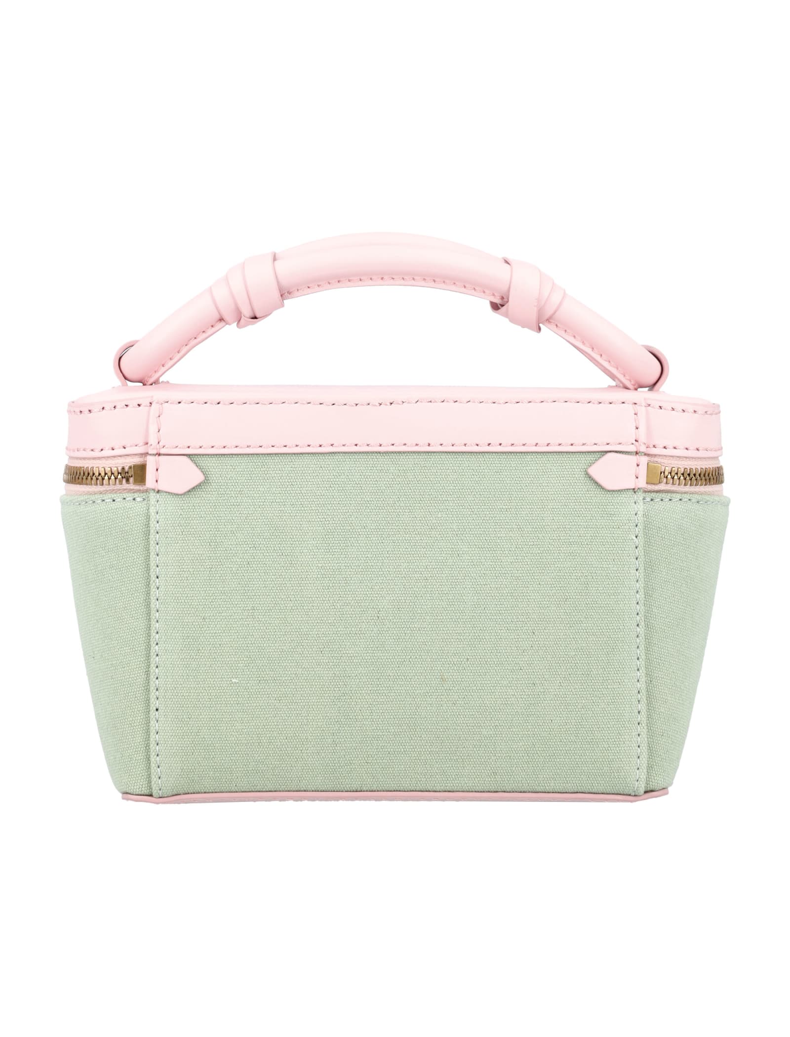 Shop Balmain B-army Vanity Case In Mint