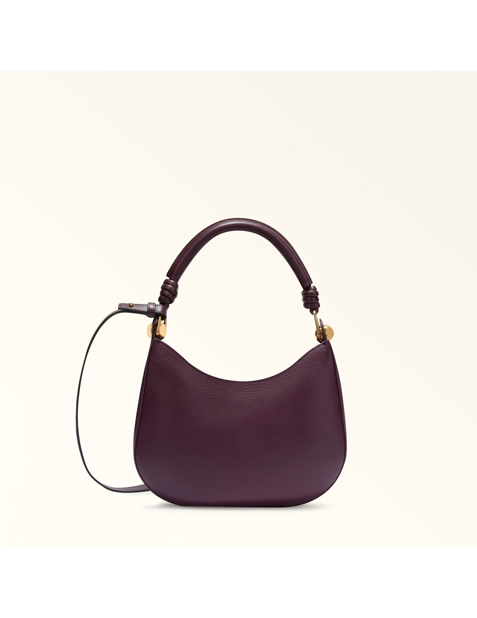 Sfera S Shoulder Bag In Chianti Color Leather