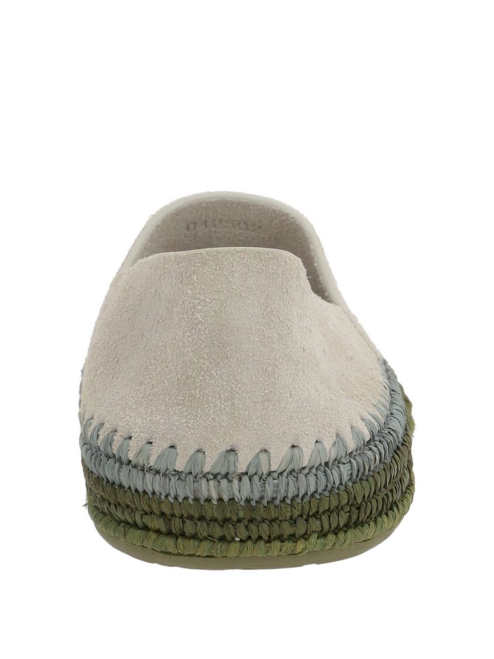 Loewe Rio Suede Espadrilles In Gray