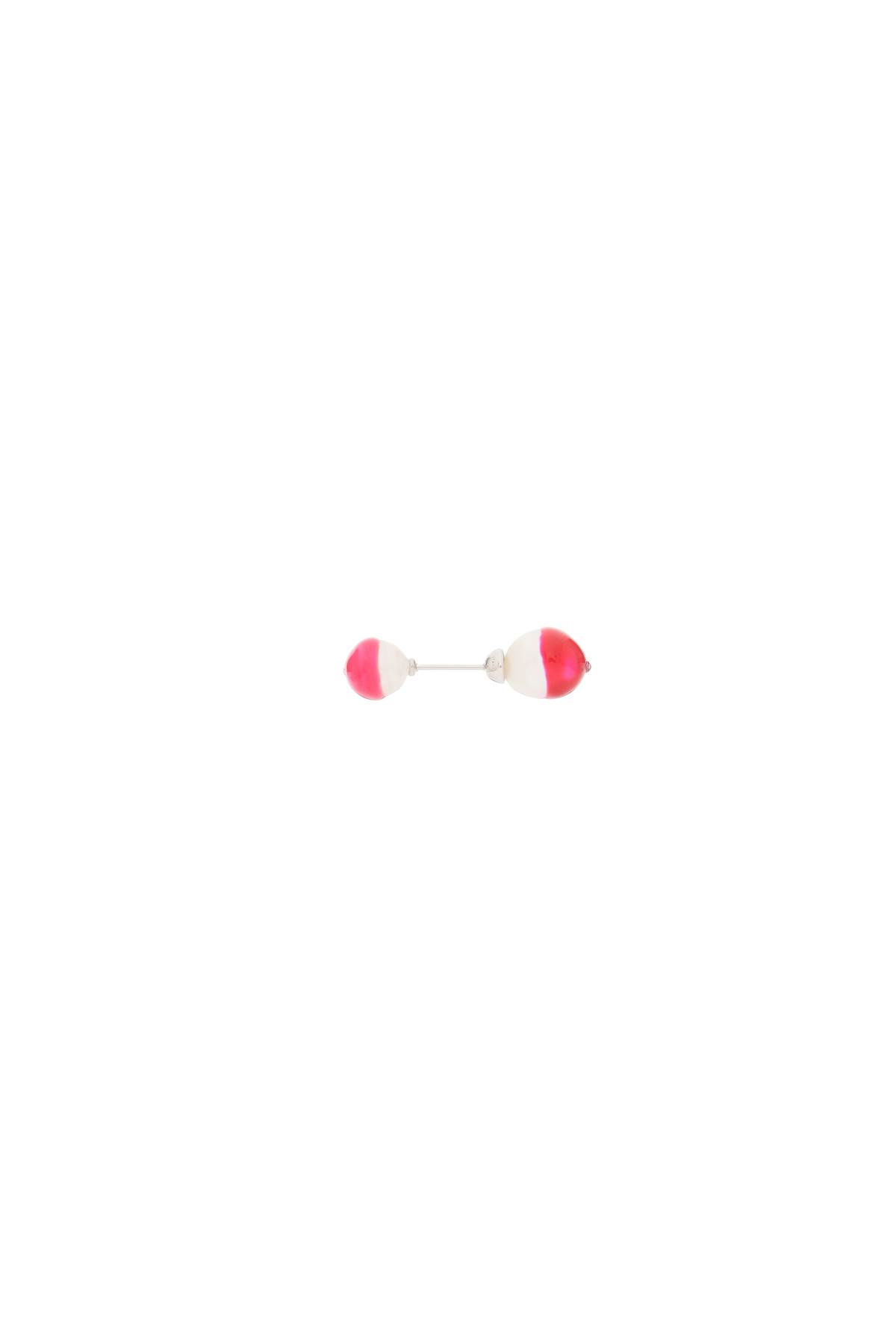 Shop Panconesi Hybrid Earring In Cherry Pink (fuchsia)