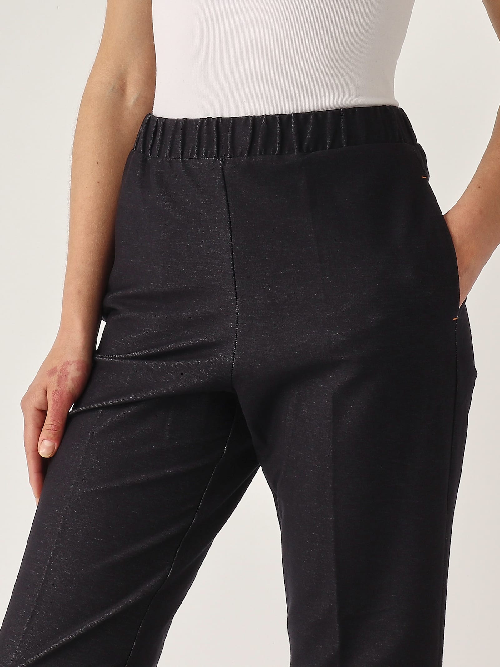 Max Mara Ombra Trousers In Denim Scuro