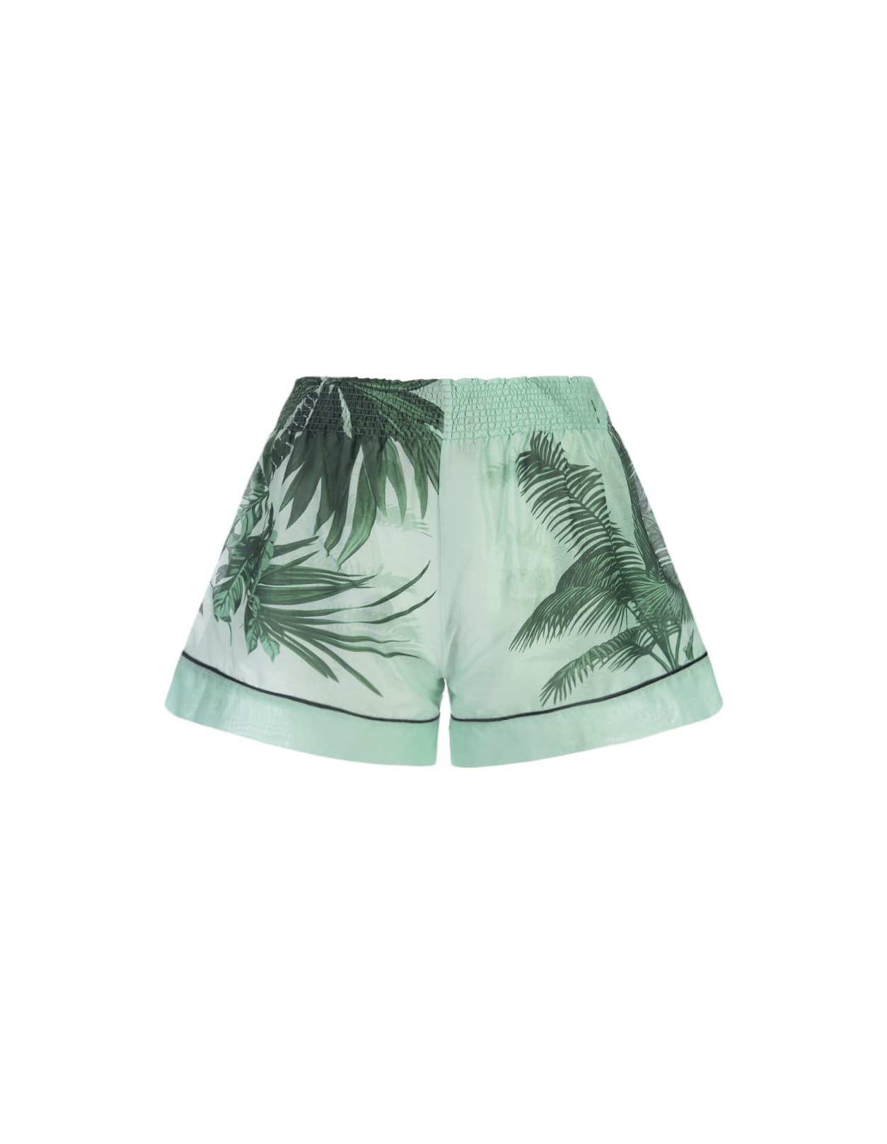Shop F.r.s For Restless Sleepers Flowers Green Toante Shorts