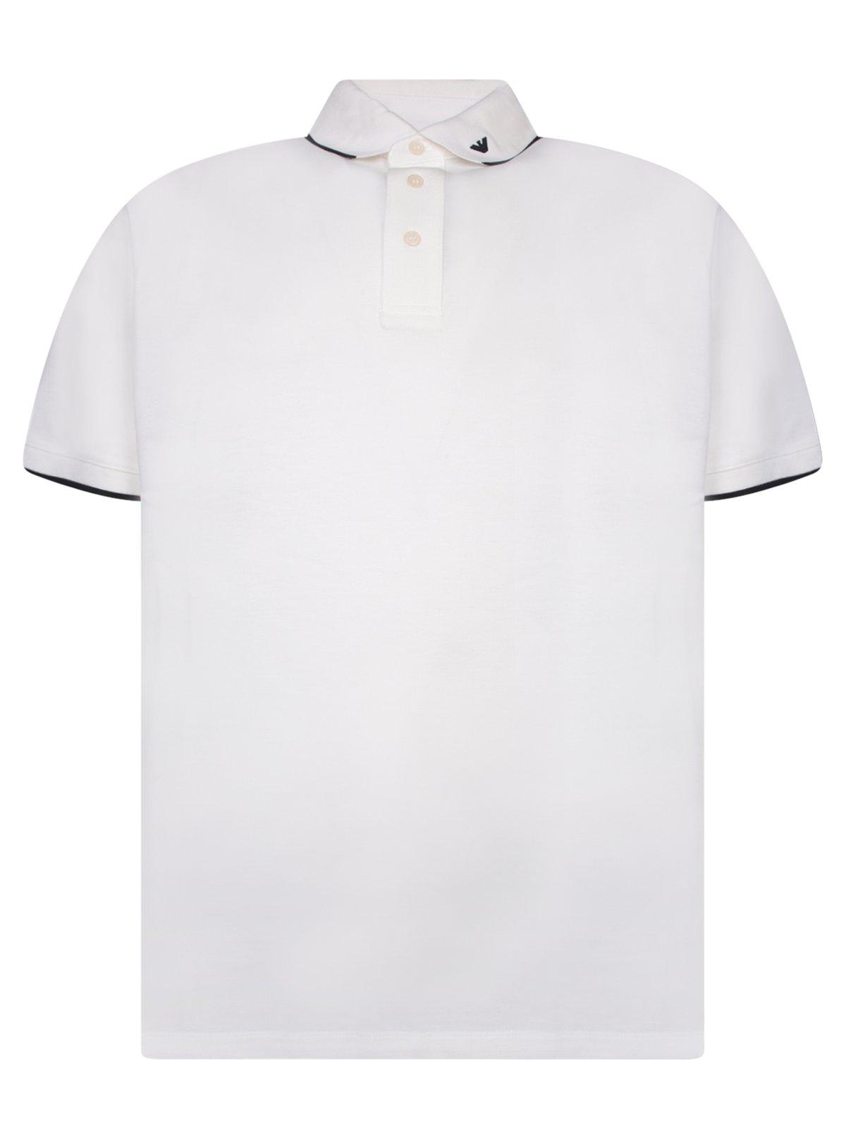 Logo Embroidered Short Sleeved Polo Shirt