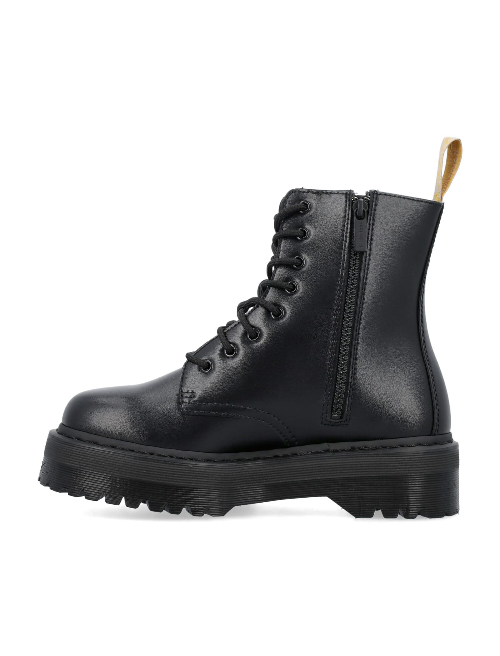 Dr. Martens Black Vegan Jadon 2 Mono Platform Boots In Black