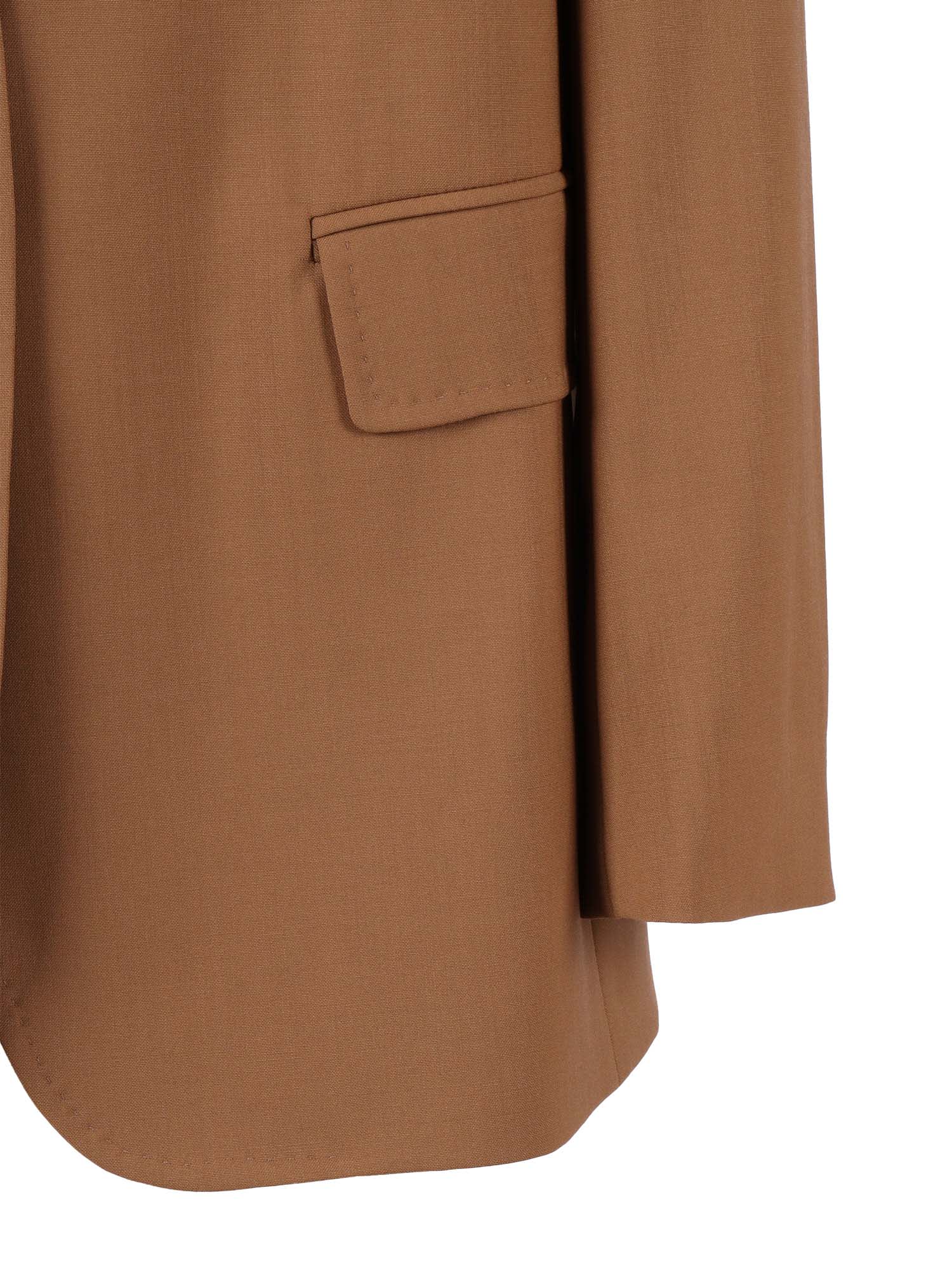 Max Mara Studio Jacket In Brown