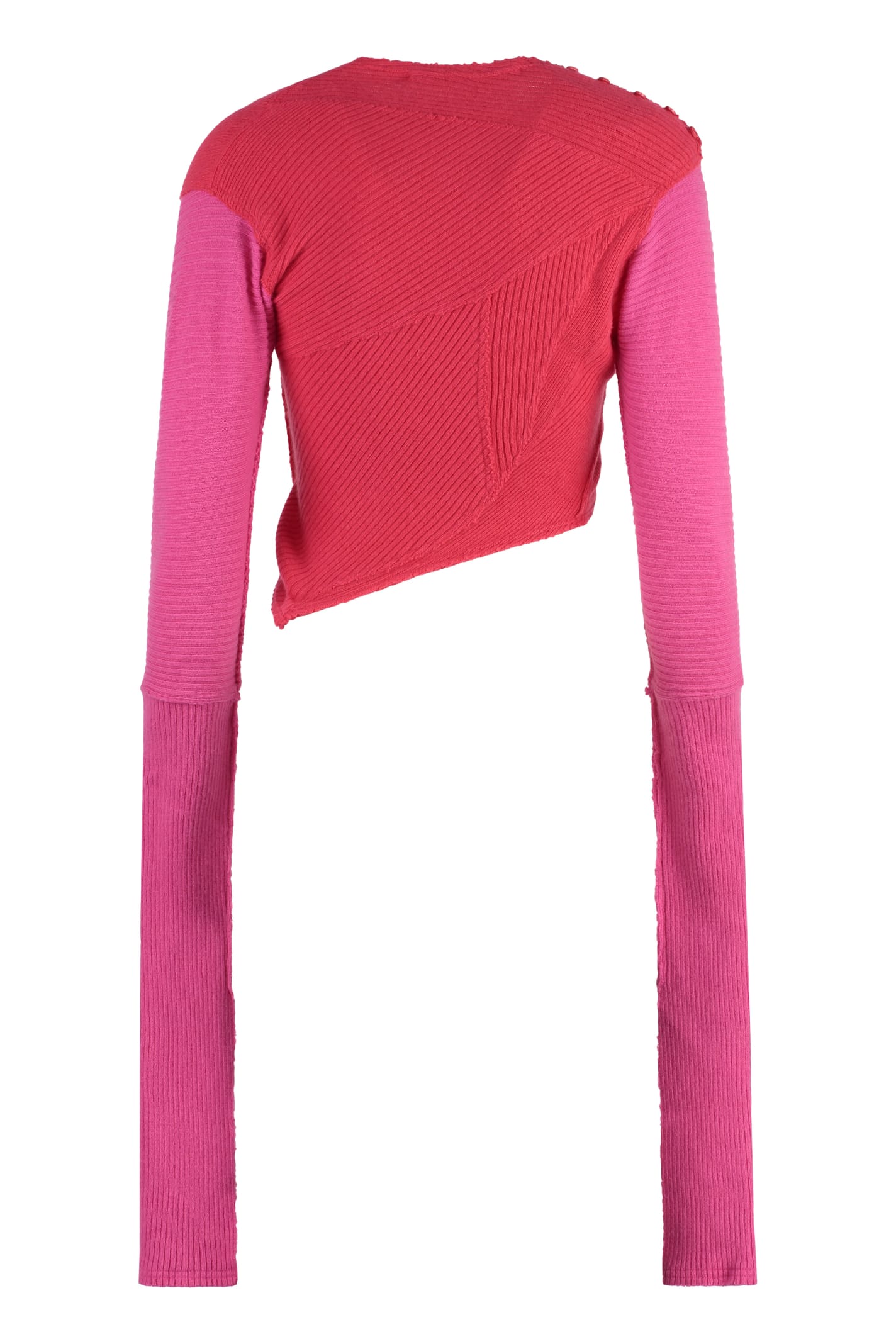 Shop Talia Byre Knitted Top In Fuchsia