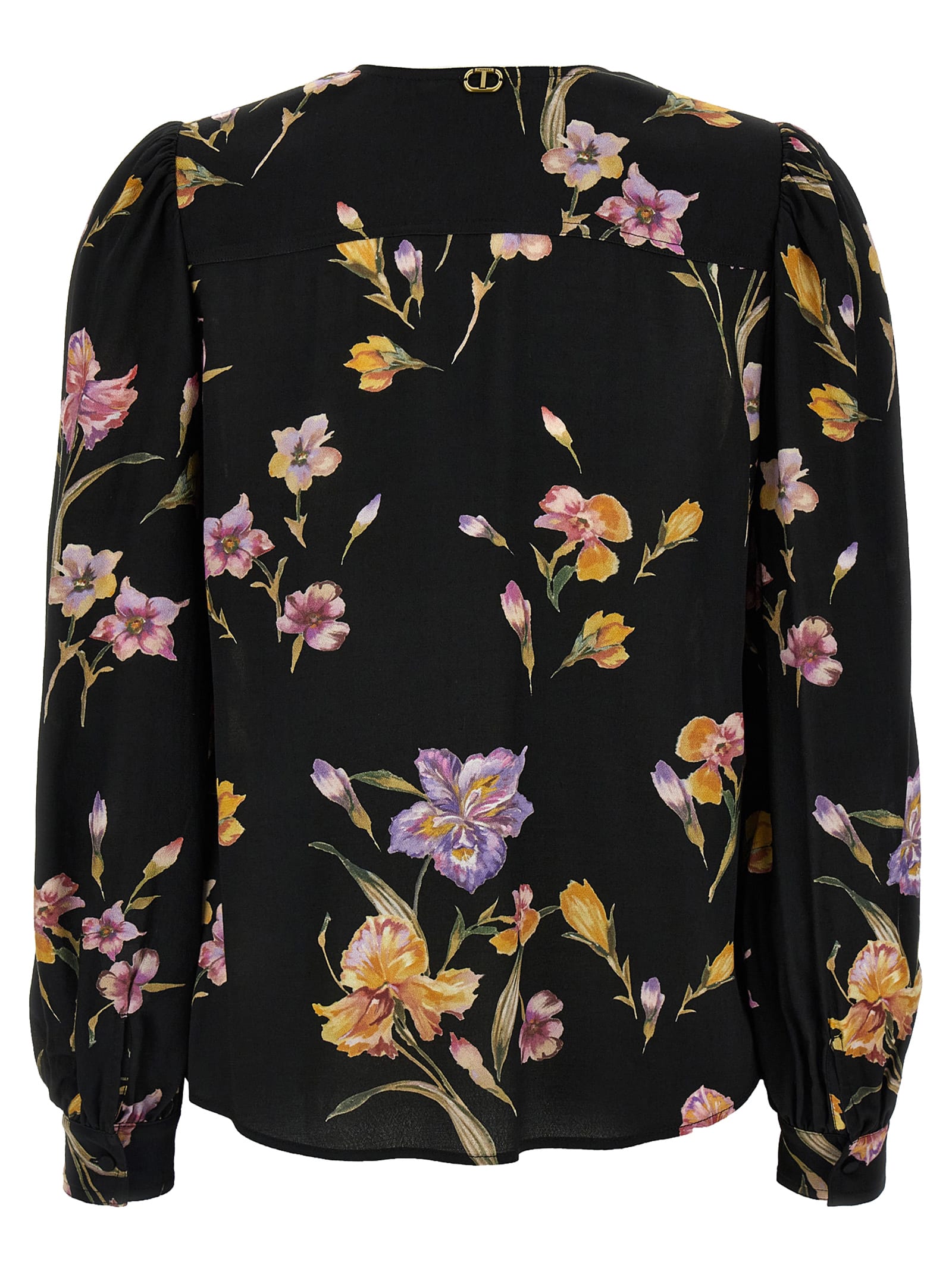 Shop Twinset Iris Shirt In Black