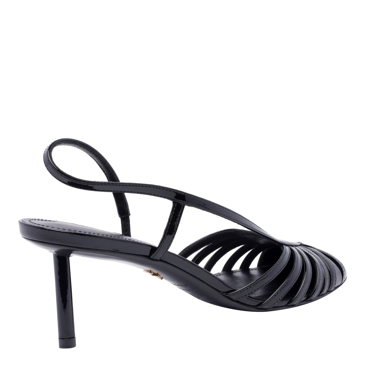 Shop Ferragamo Strappy Decollete In Black