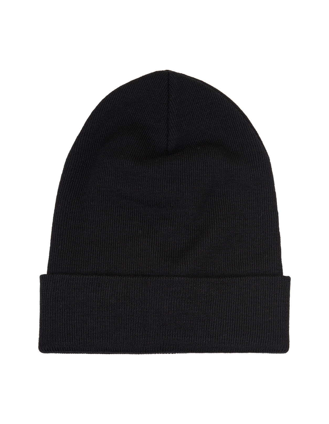 Shop Moncler Black Pure Wool Hat