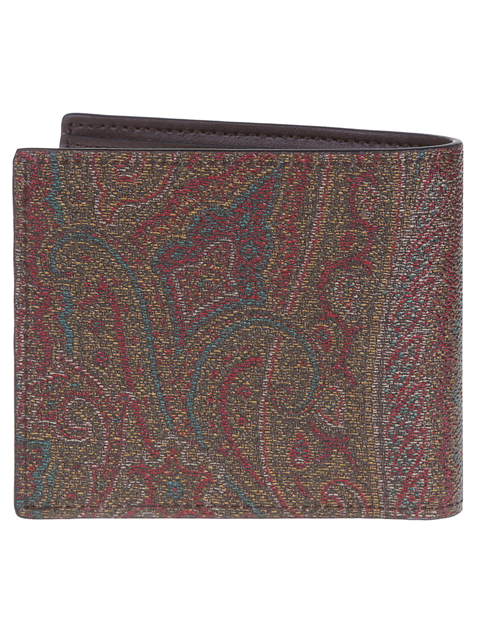 Etro Arnica Wallet In Brown