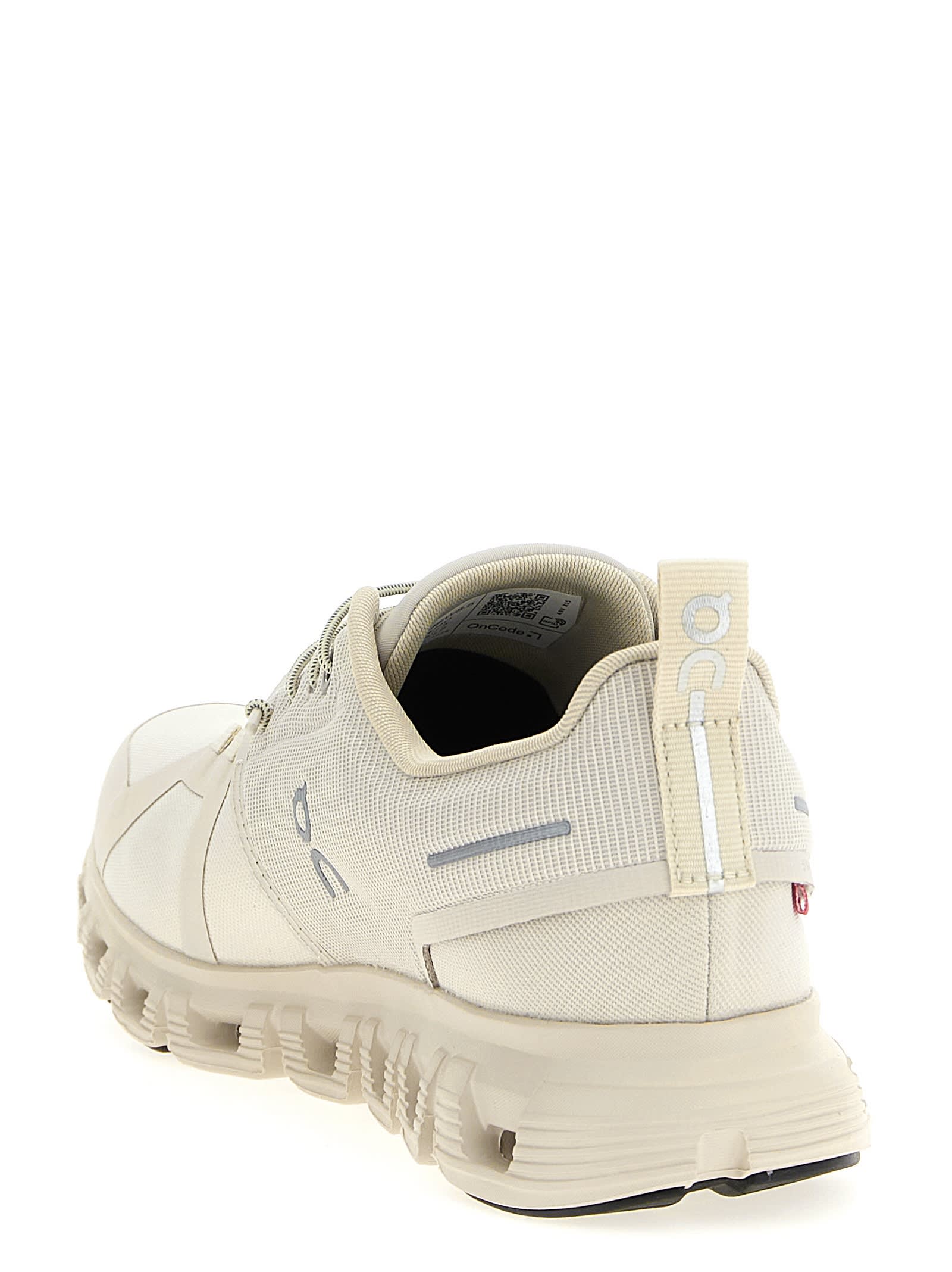 On Pearl Cream White Textile Cloud 6 Wp Sneakers In Sand