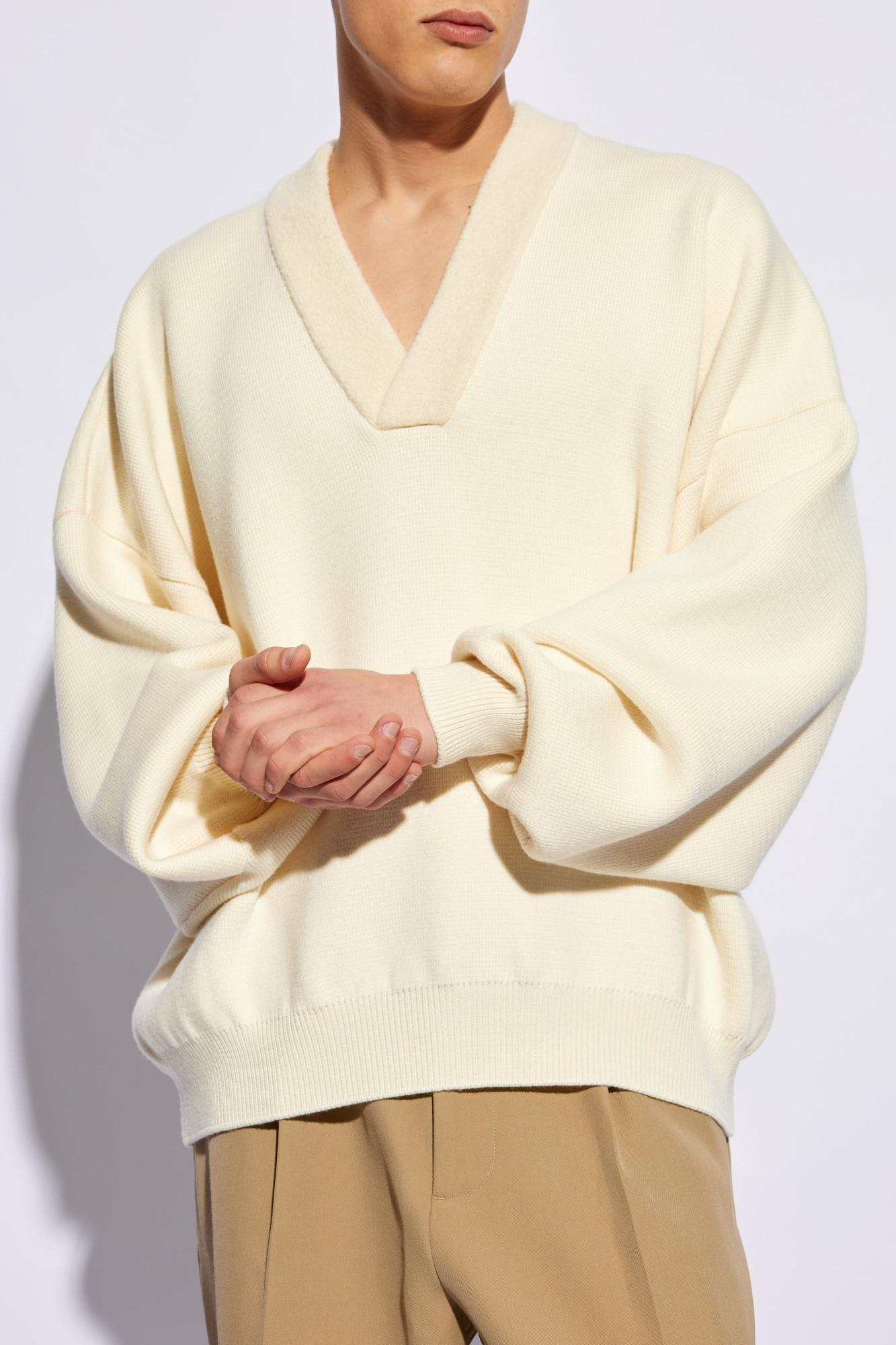 Fear Of God Woolen Sweater In White