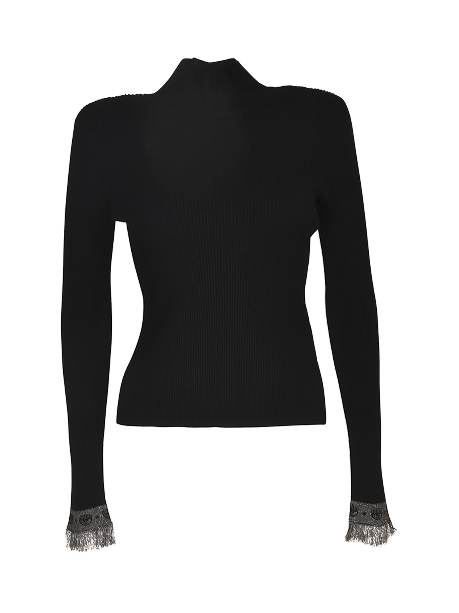Fringed Cuff Jumper