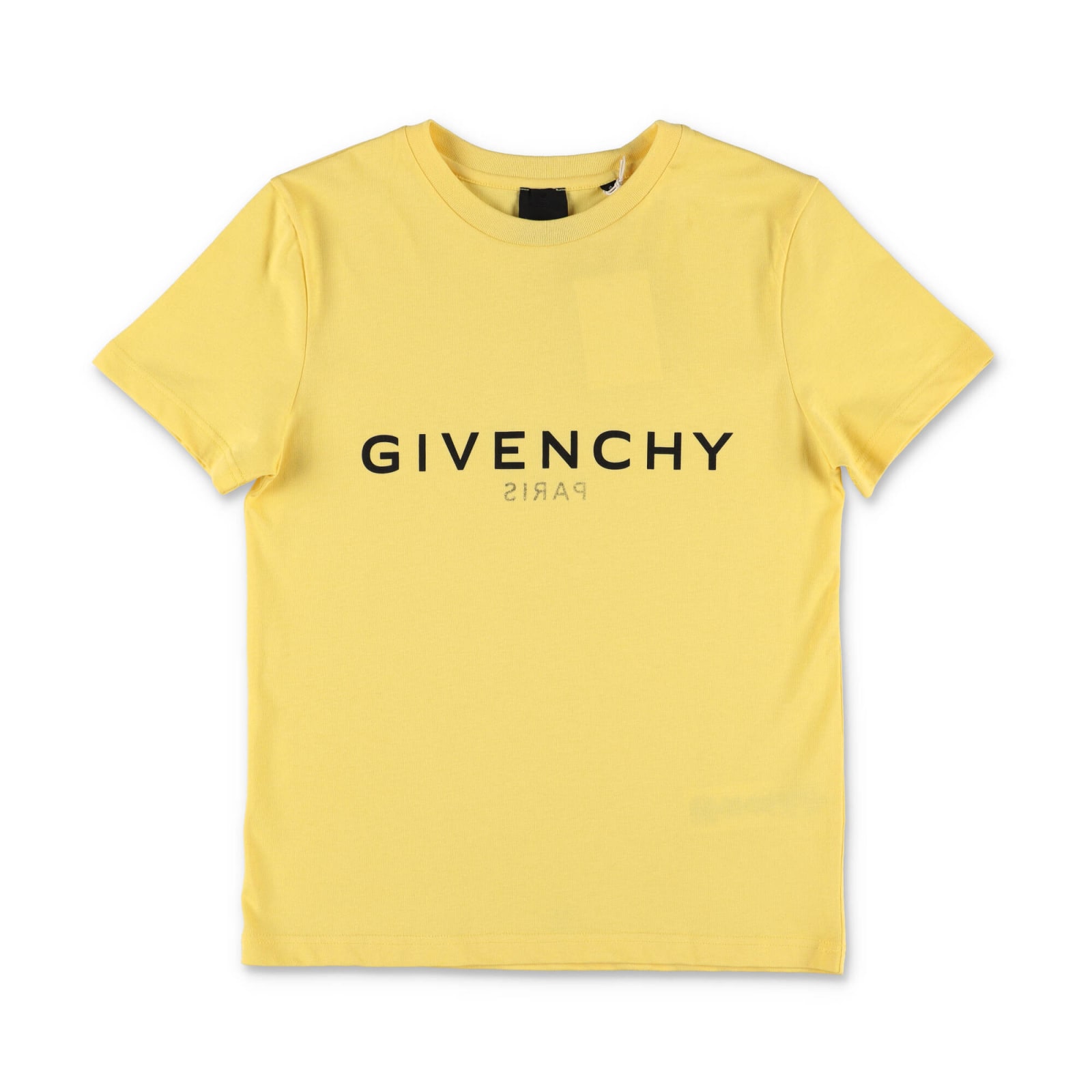 Givenchy T-shirt Gialla In Jersey Di Cotone Bambino