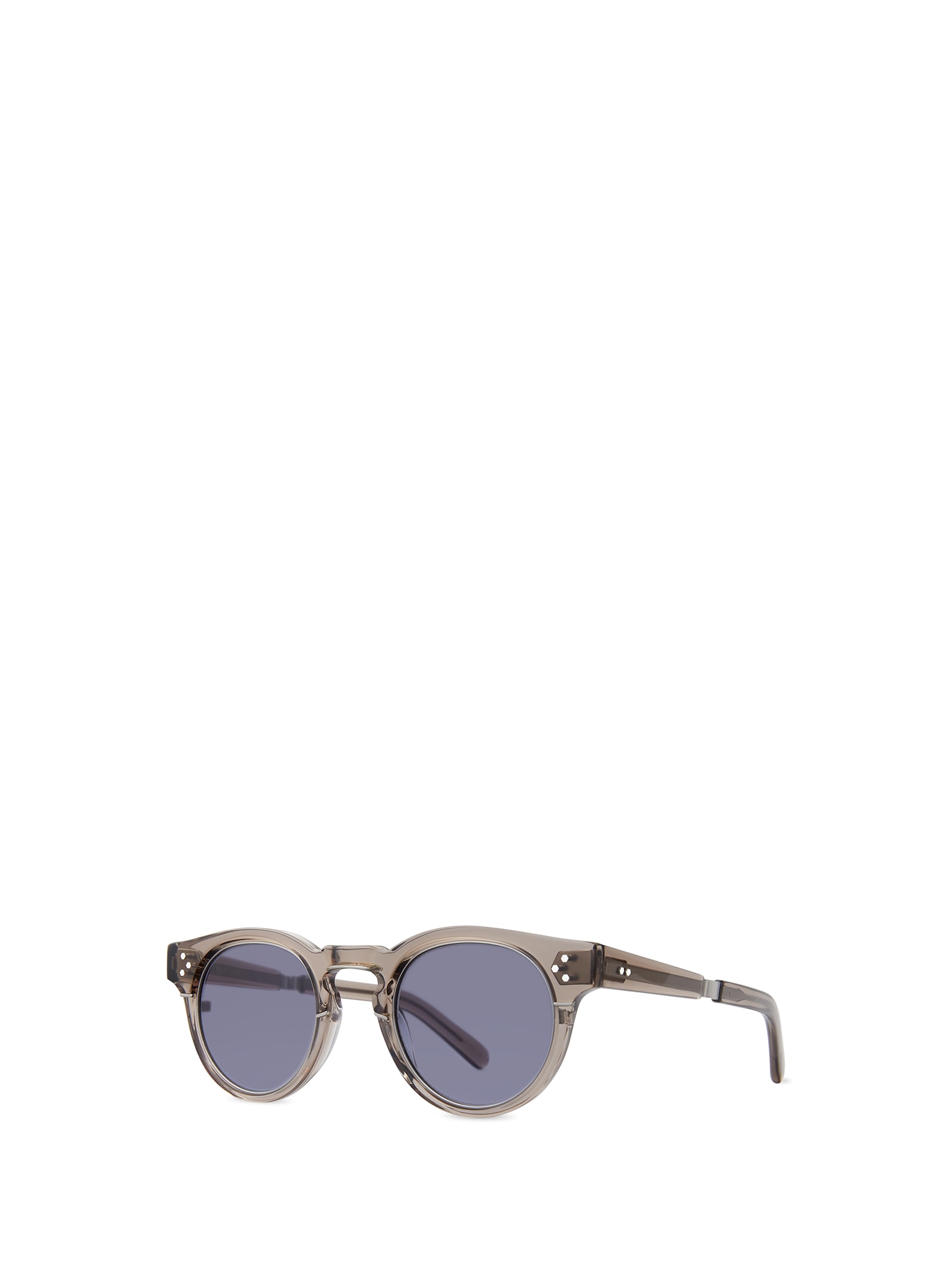 Shop Mr Leight Kennedy S Grey Crystal-matte Platinum Sunglasses