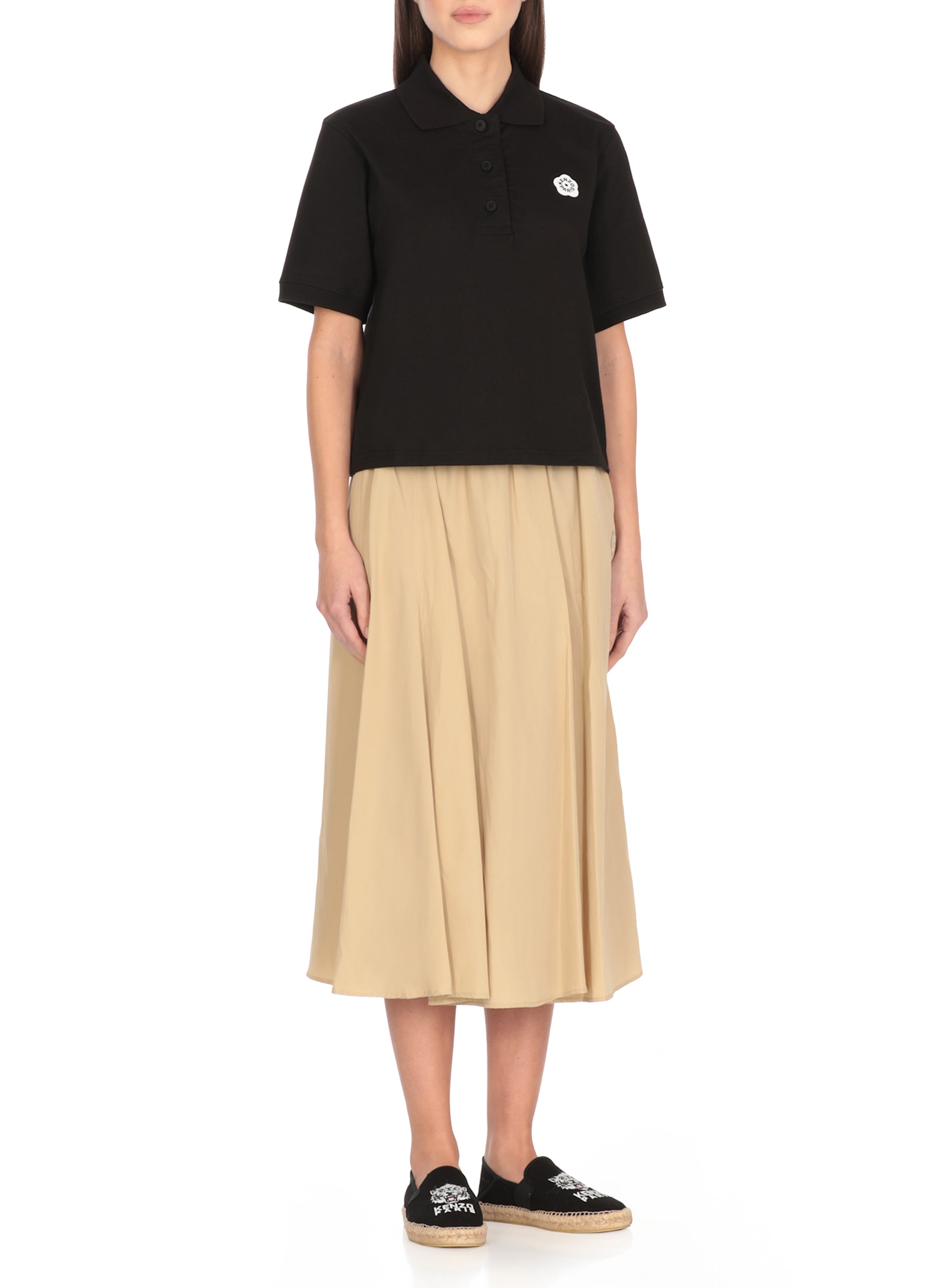 Kenzo Polo Shirt "boke Flower 2.0" In Black