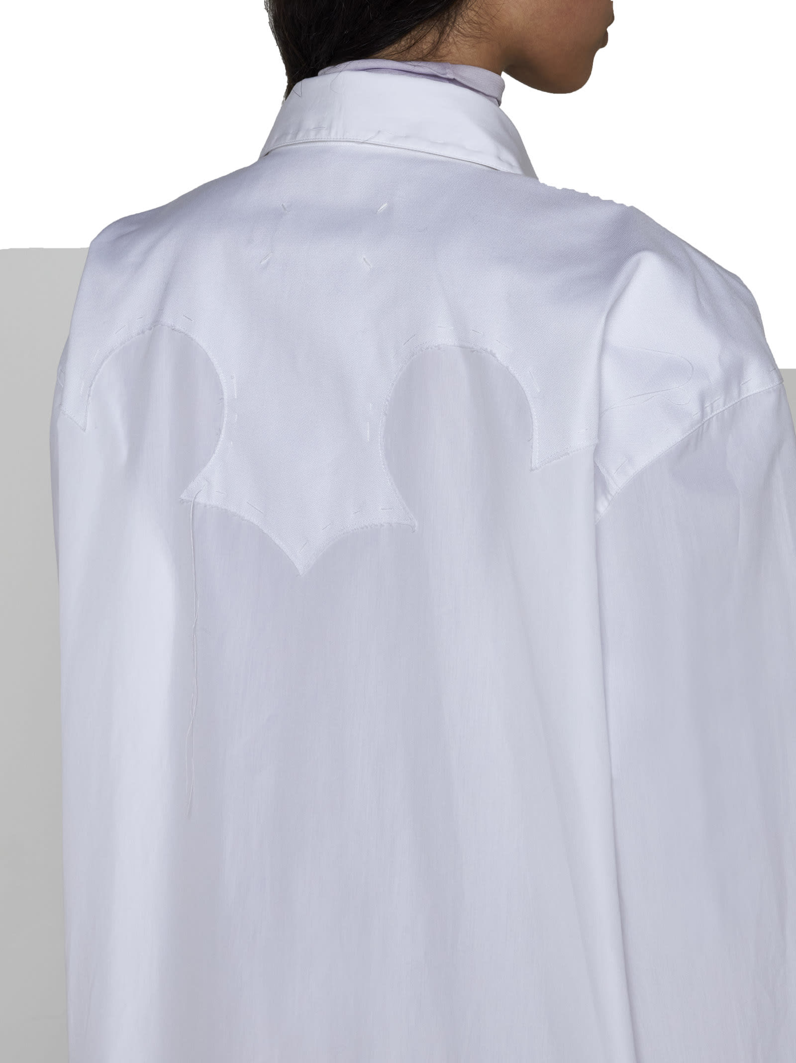 Shop Maison Margiela Shirt In Optic White