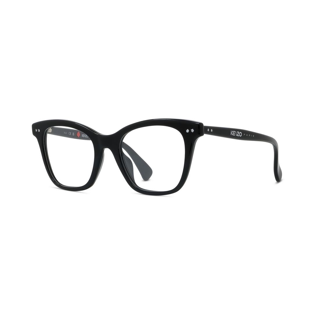 Kenzo Stud-detail Square-frame Glasses In Black