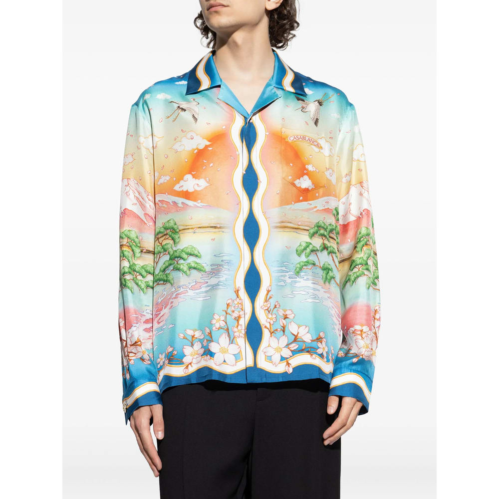 Casablanca Men's Tennis Club Shirt In Multi