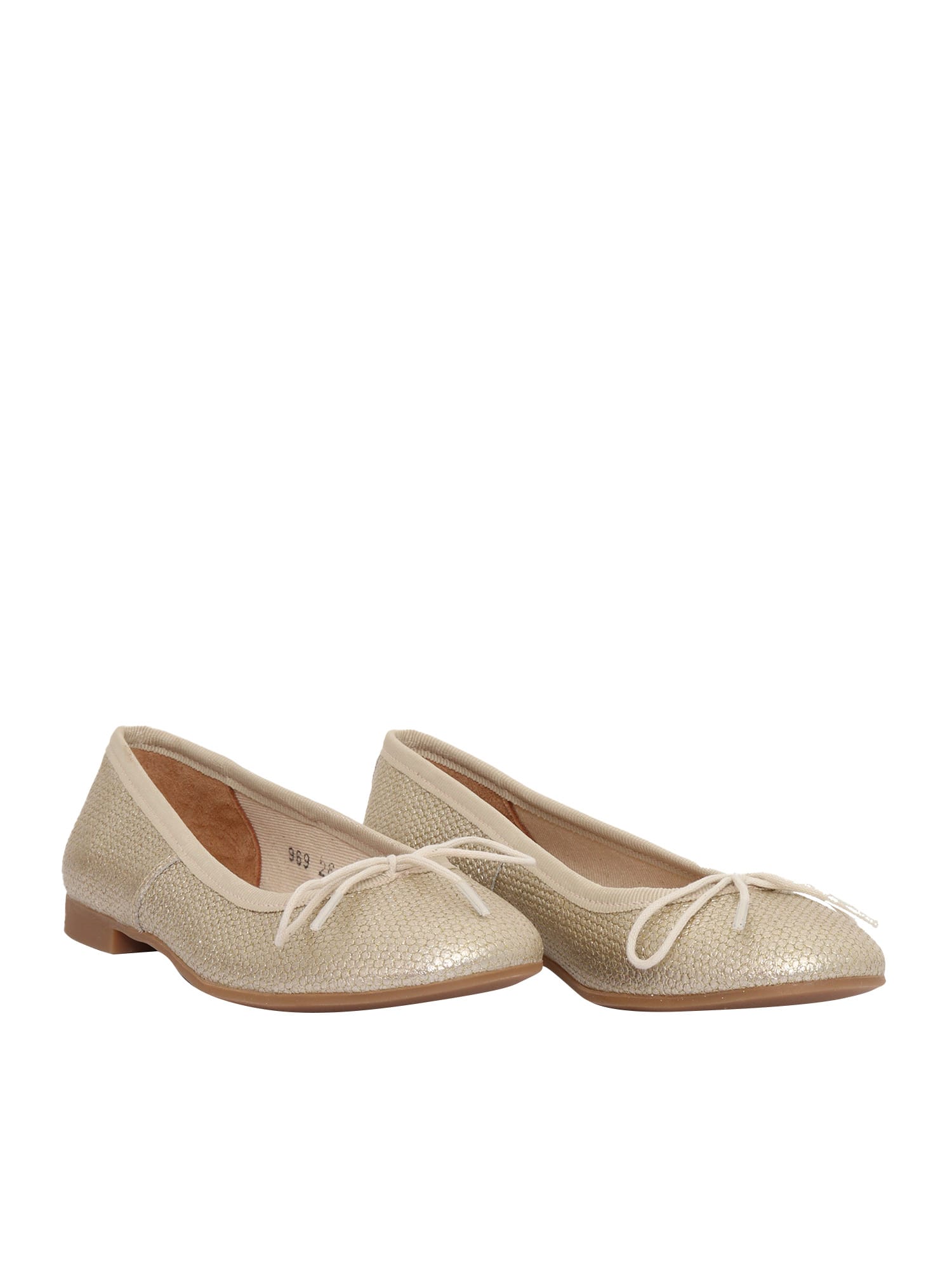 Pom D'api Dory Bal Shoes In Gold