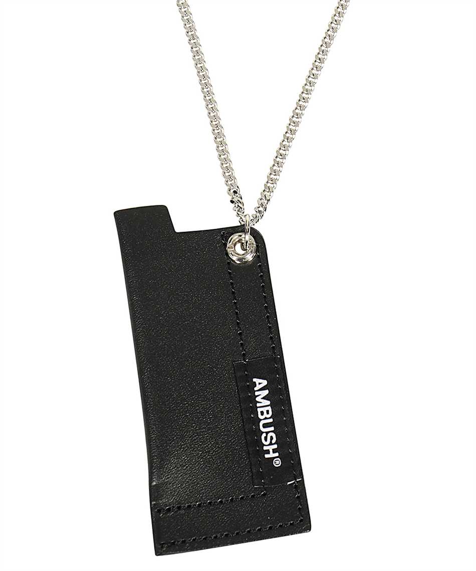 Ambush Necklace With Lighter Case In Silver