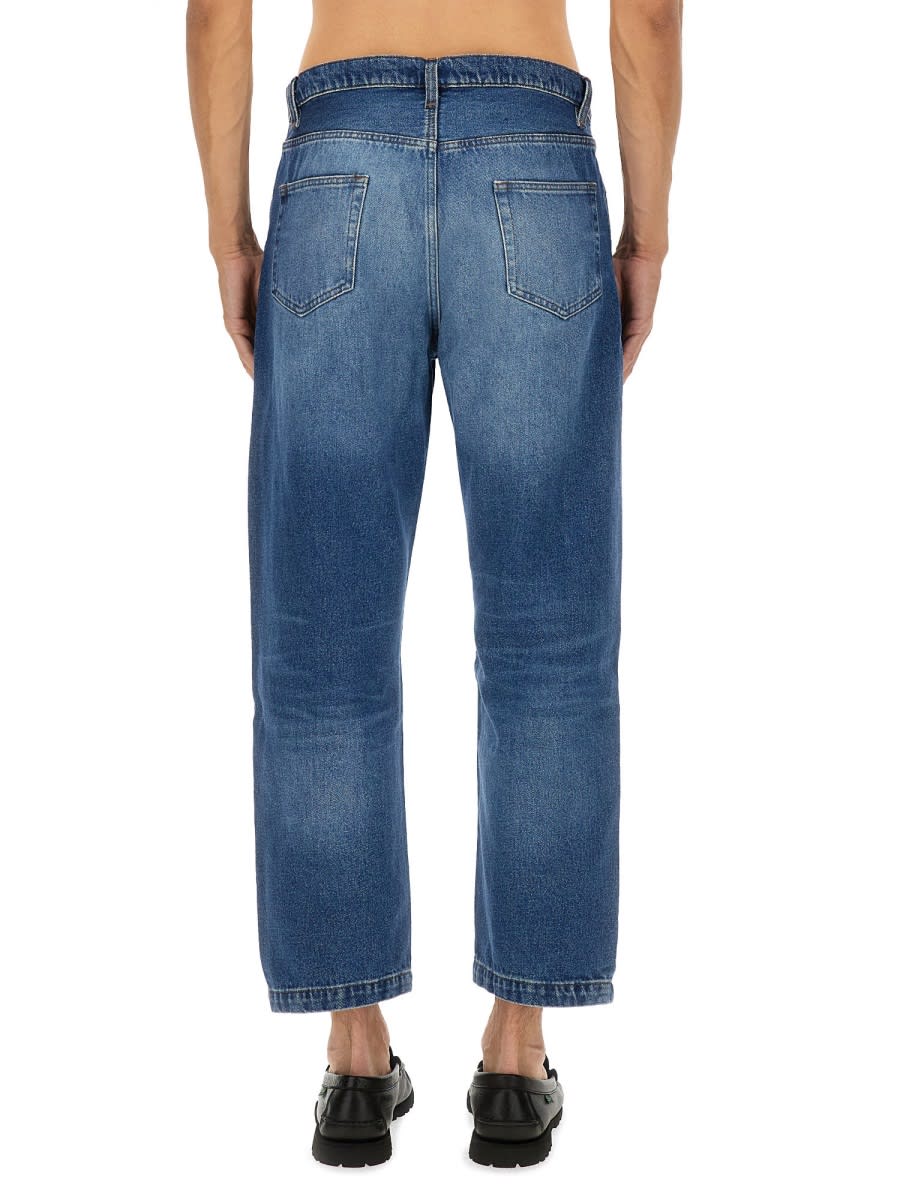 Apc Relaxed Fit Straight-leg Denim Pants In Blue