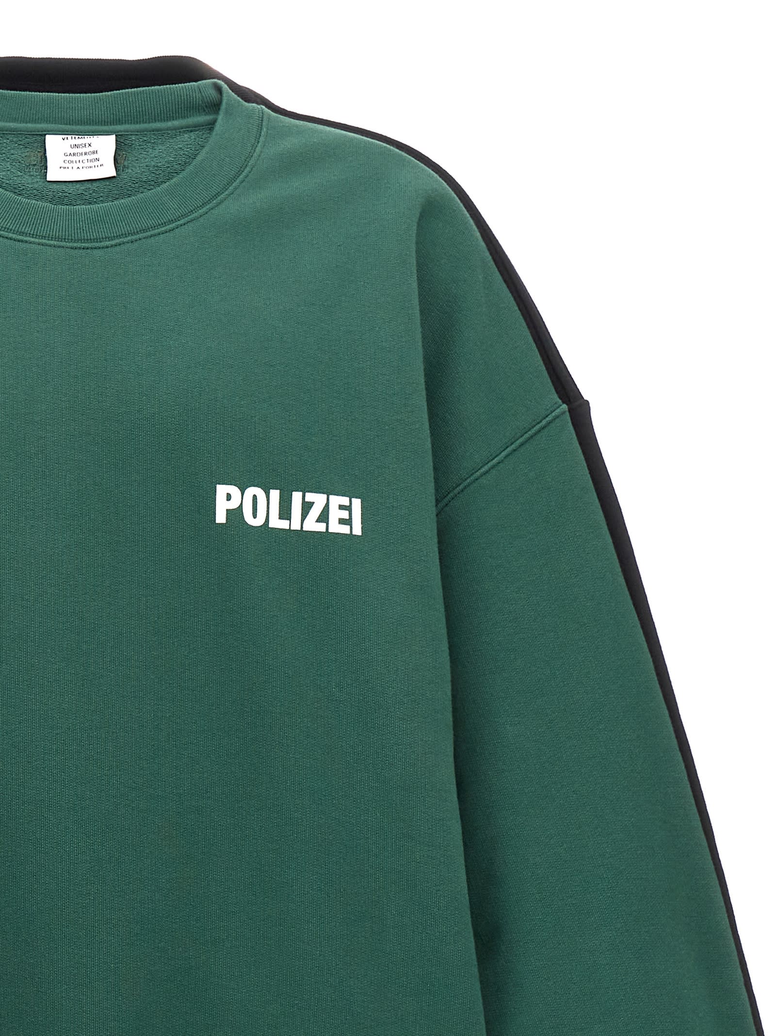 VETEMENTS POLIZEI/SECURITE SWEATSHIRT