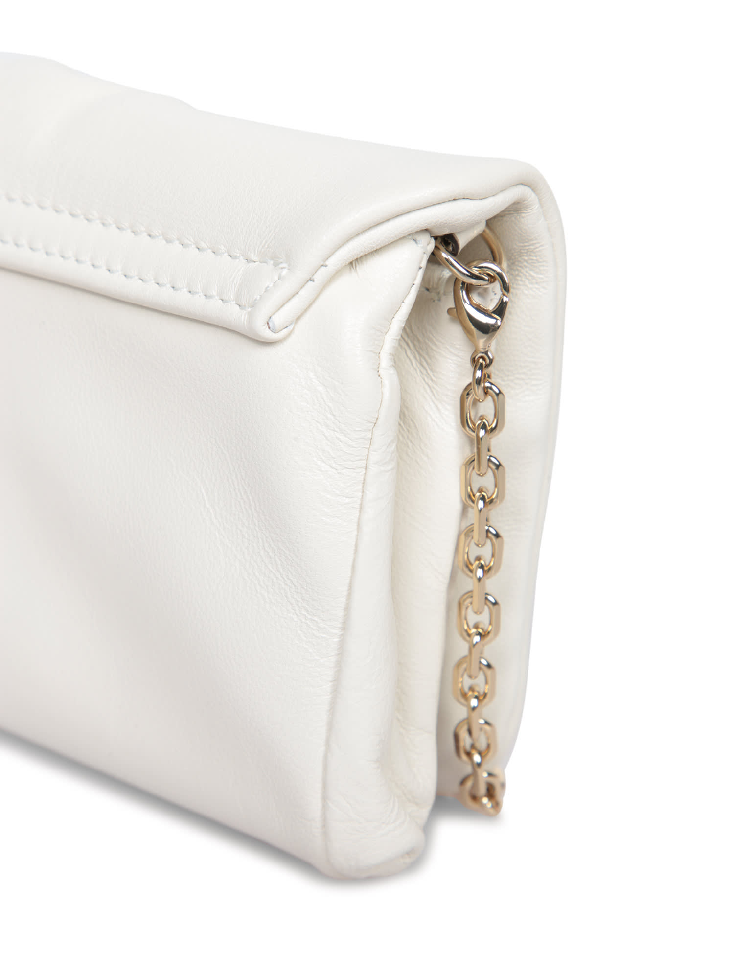 Jimmy Choo Edie Wallet Ivory Bag In White