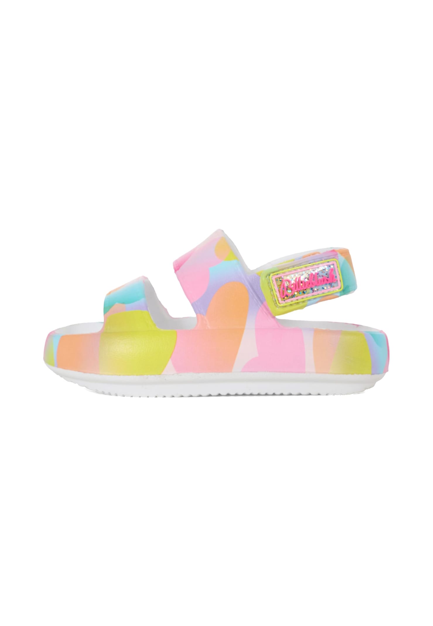 Billieblush Multicolor Sandals For Girl With Hearts In Multi