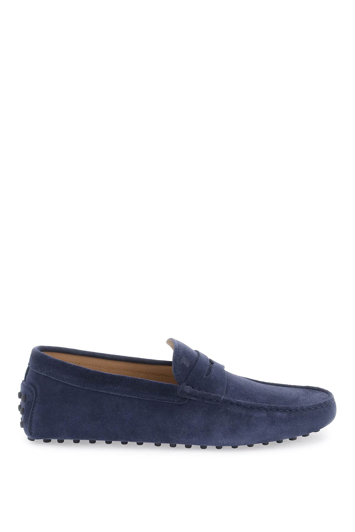 Shop Tod's Gommino Loafers In Galassia (blue)