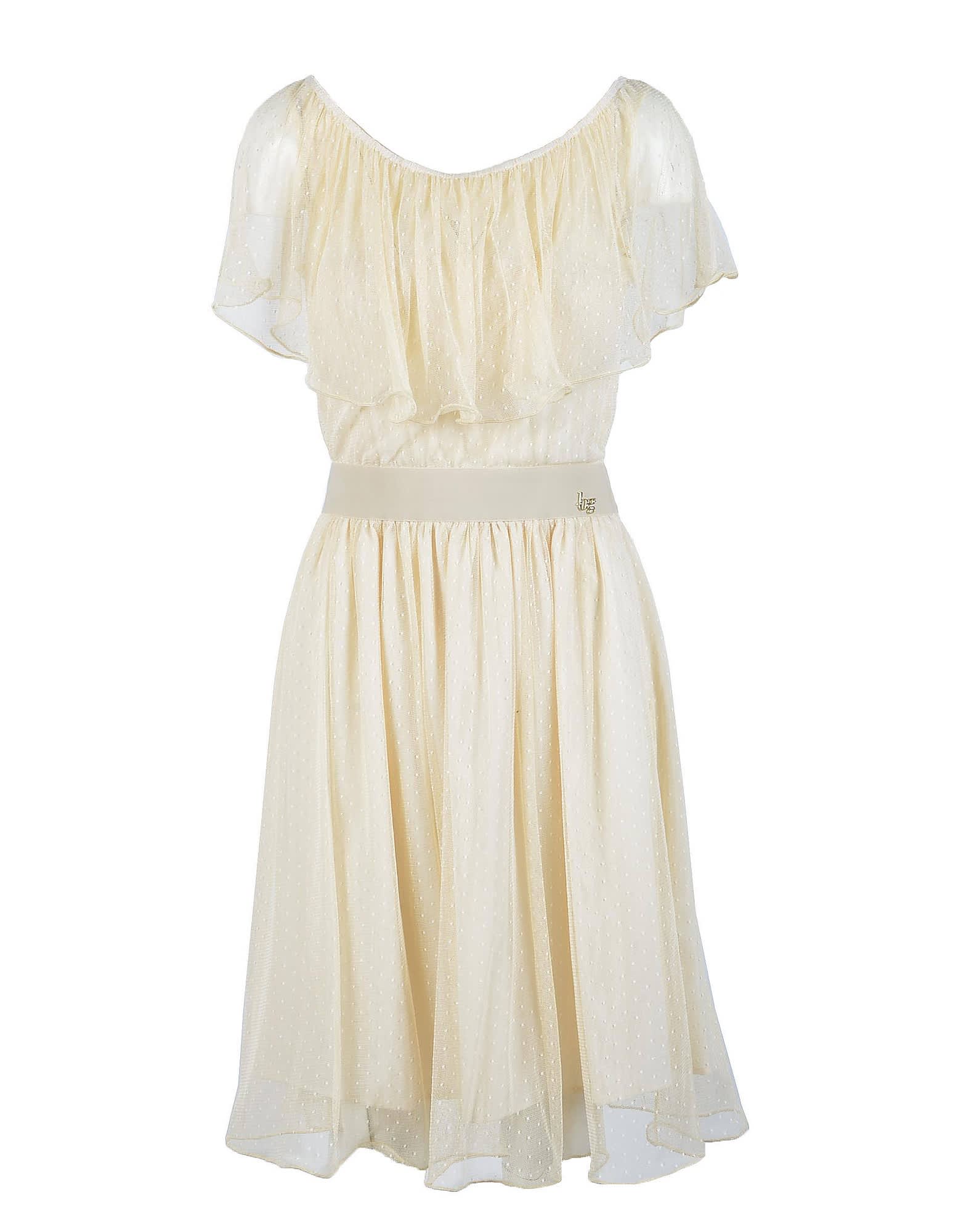 Blugirl Womens Ivory Dress