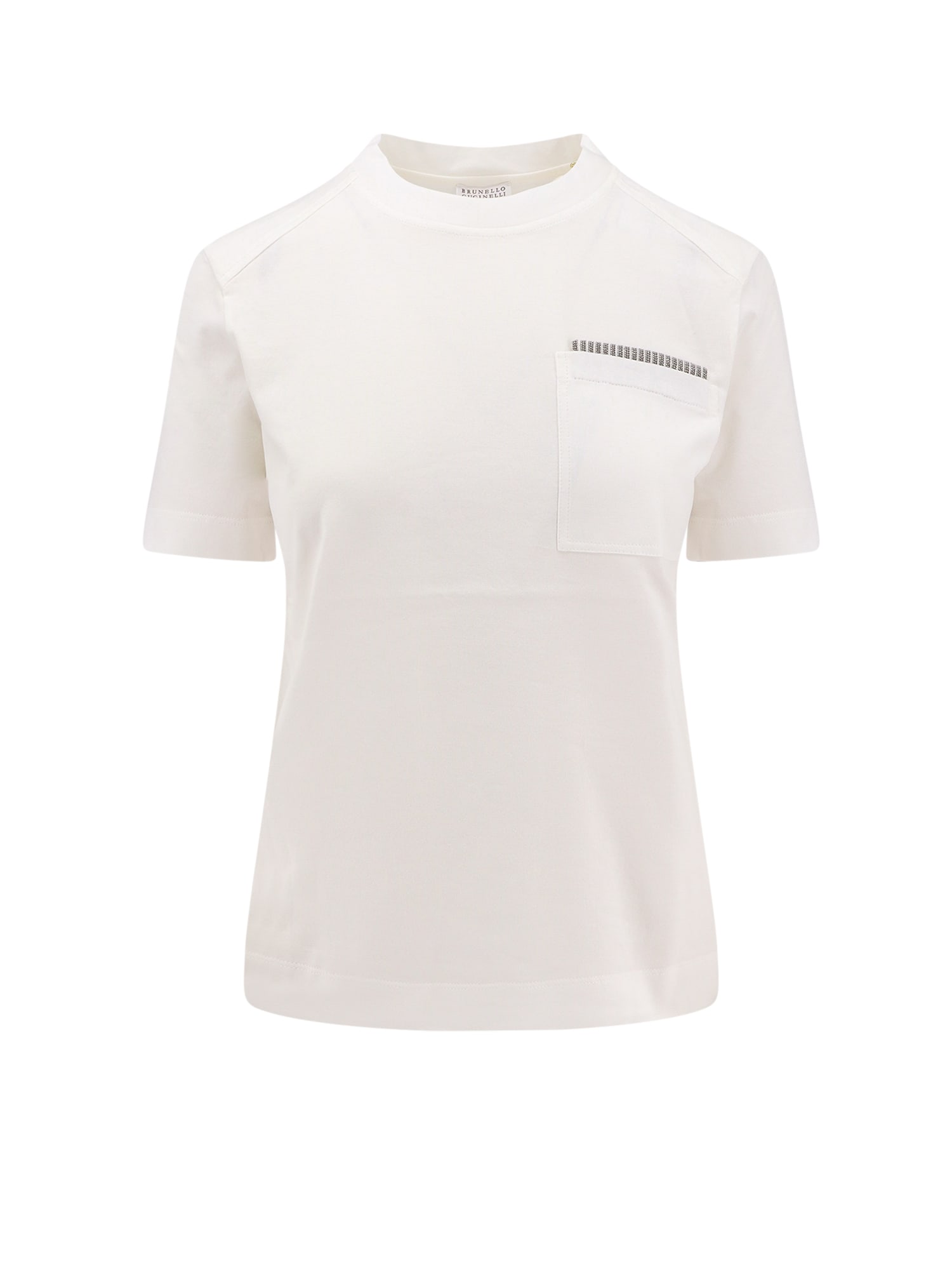 Shop Brunello Cucinelli T-shirt In White