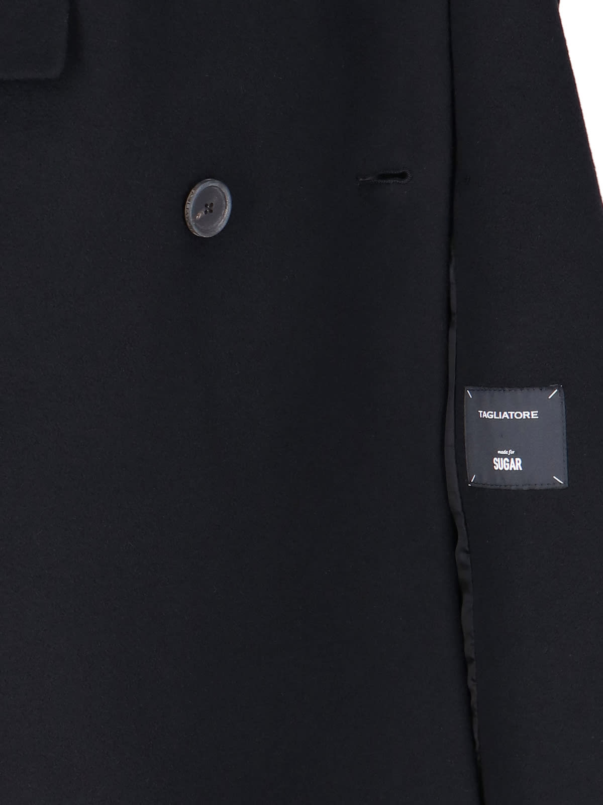 Tagliatore 'jole' Double-breasted Coat In Black