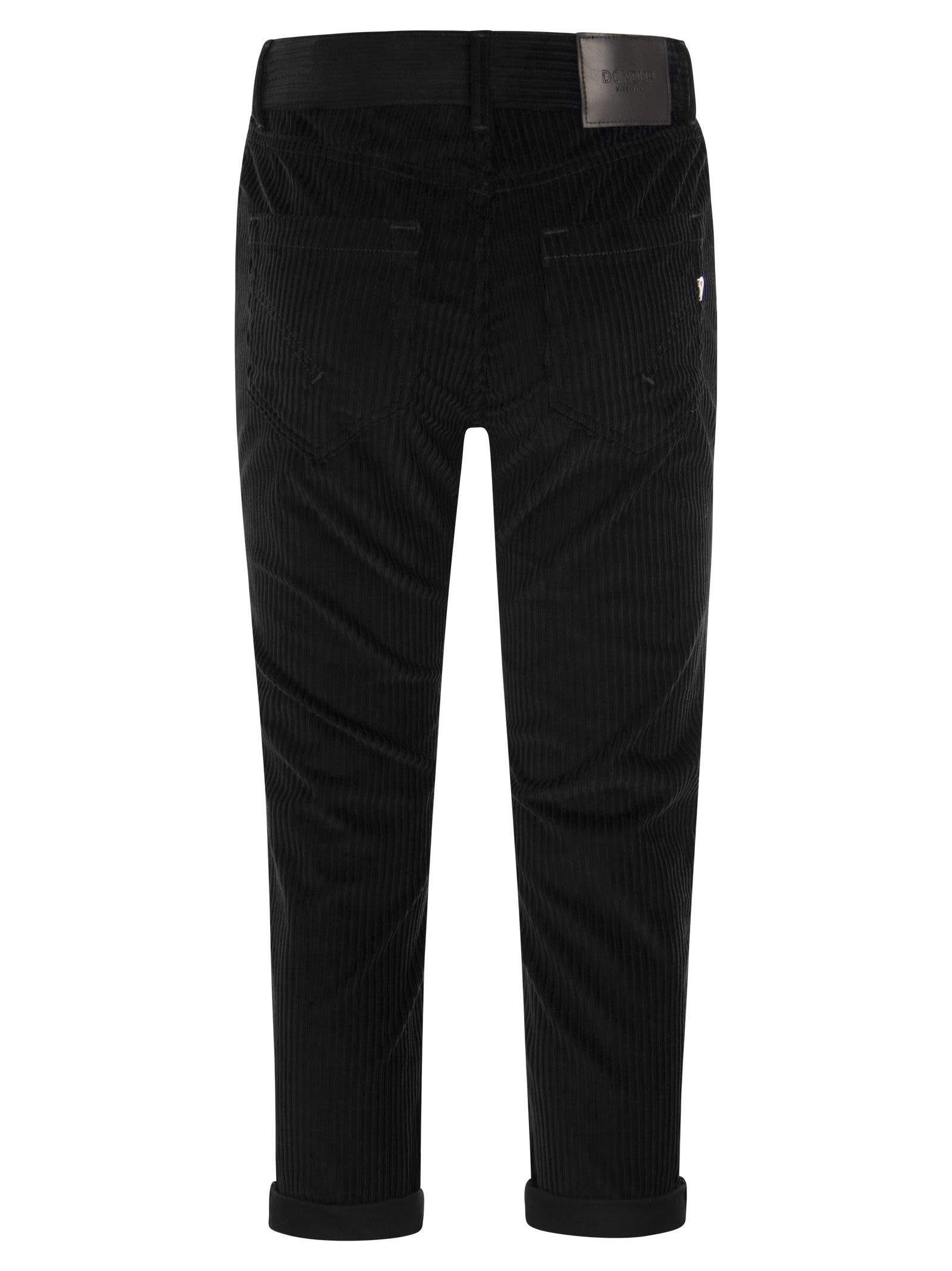 Dondup Woman Pants Black Size 31 Cotton, Elastomultiester, Elastane In Black