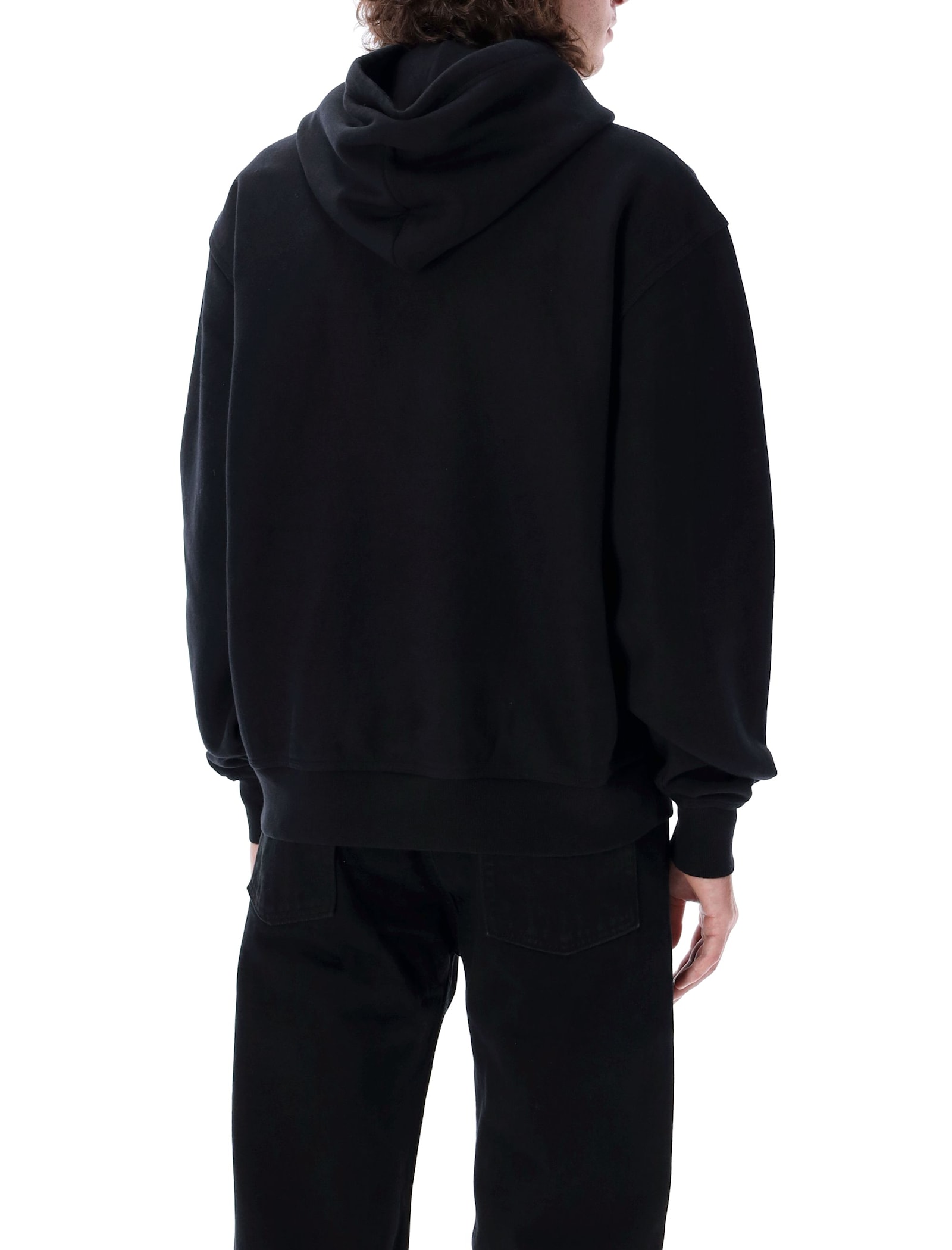 Shop Burberry Ekd Hoodie In Black