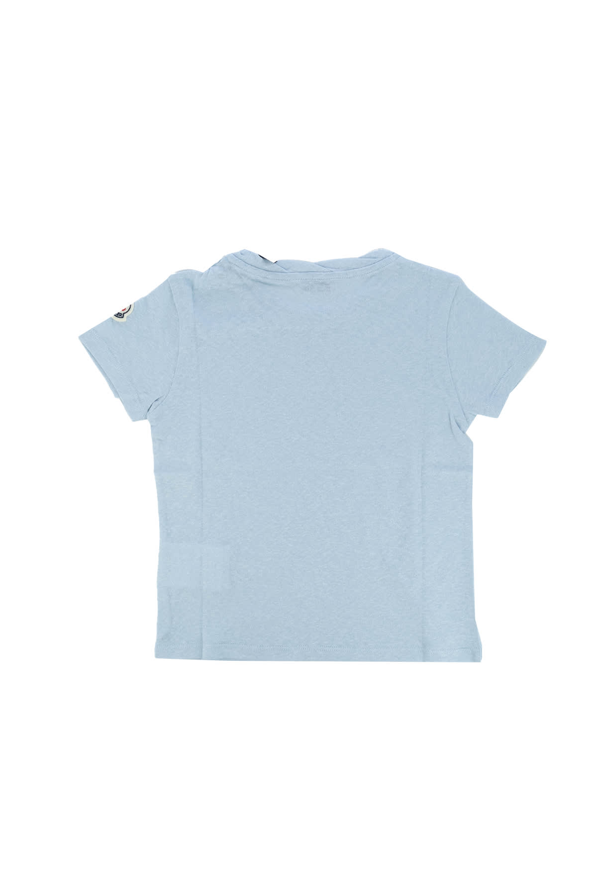 Moncler T-shirt In Azzurro