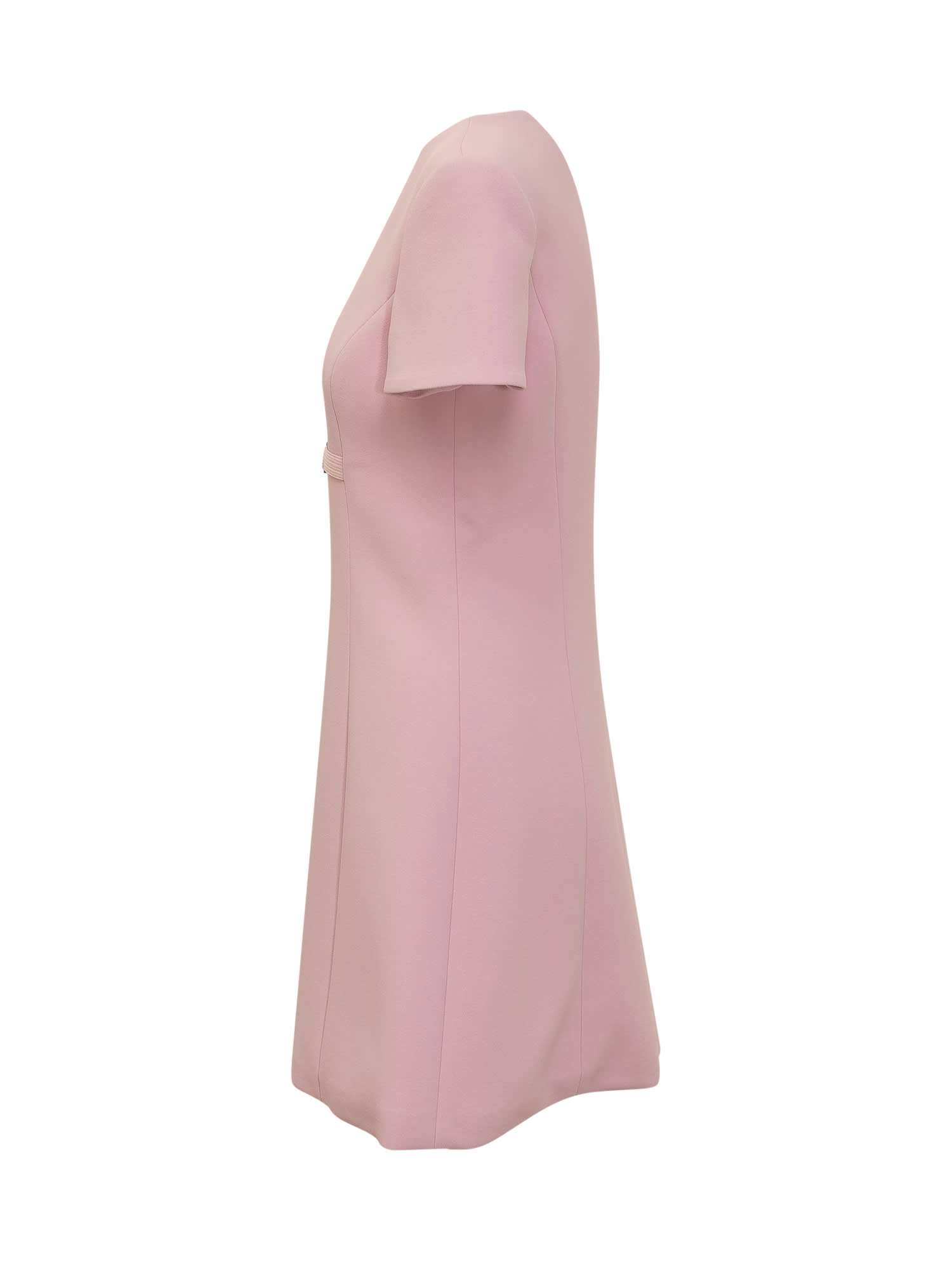 Shop Versace Medusa 95 Dress In Pale Pink