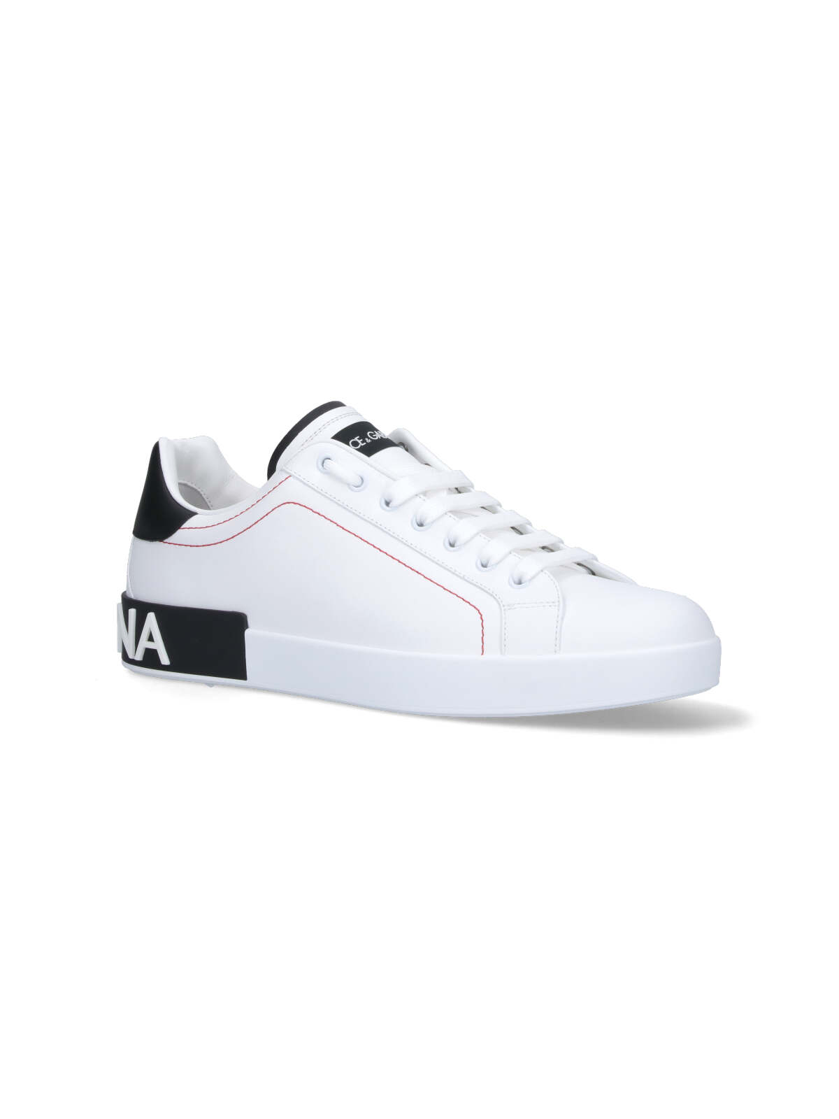 Shop Dolce & Gabbana Portofino Sneakers In White