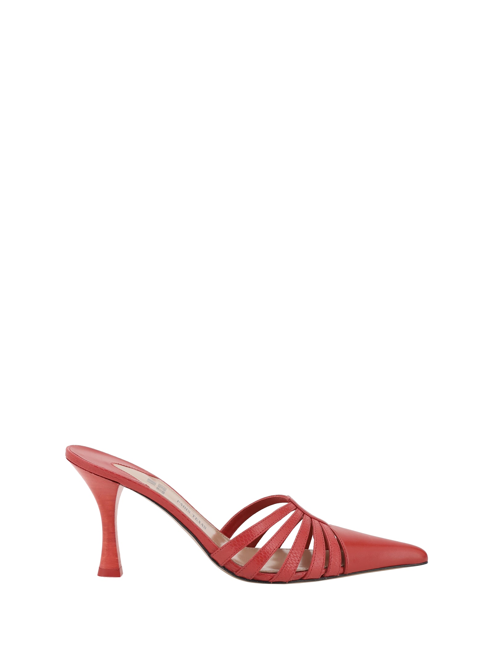 Paris Texas Nadia Sabot Sandals In Red