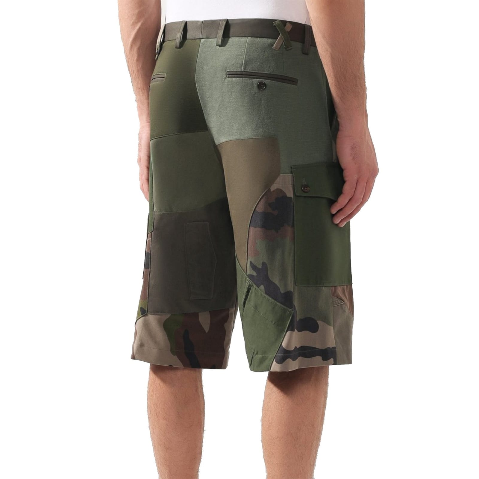 Shop Dolce & Gabbana Cotton Shorts In Green