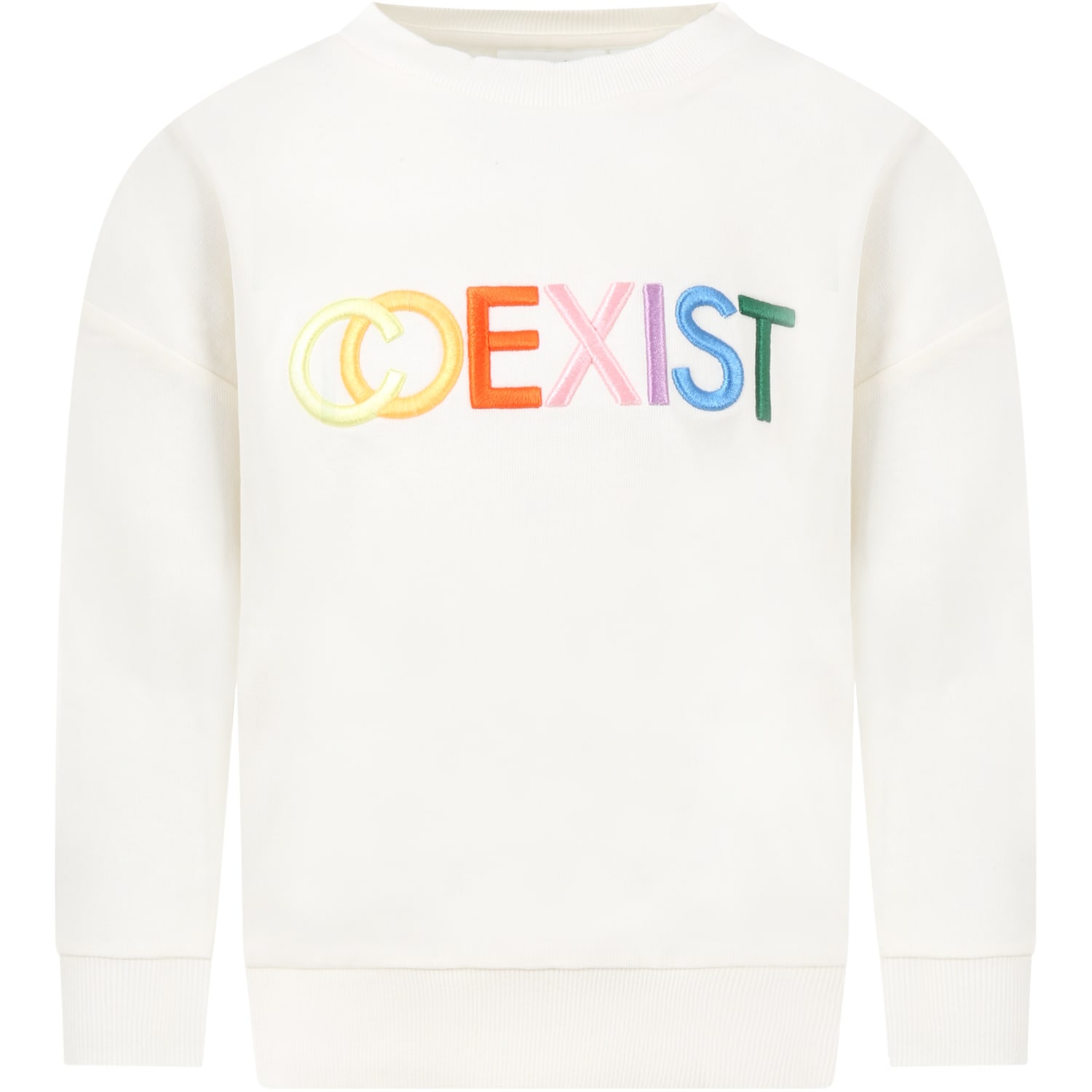 Molo White maxi Sweatshirt For Kids