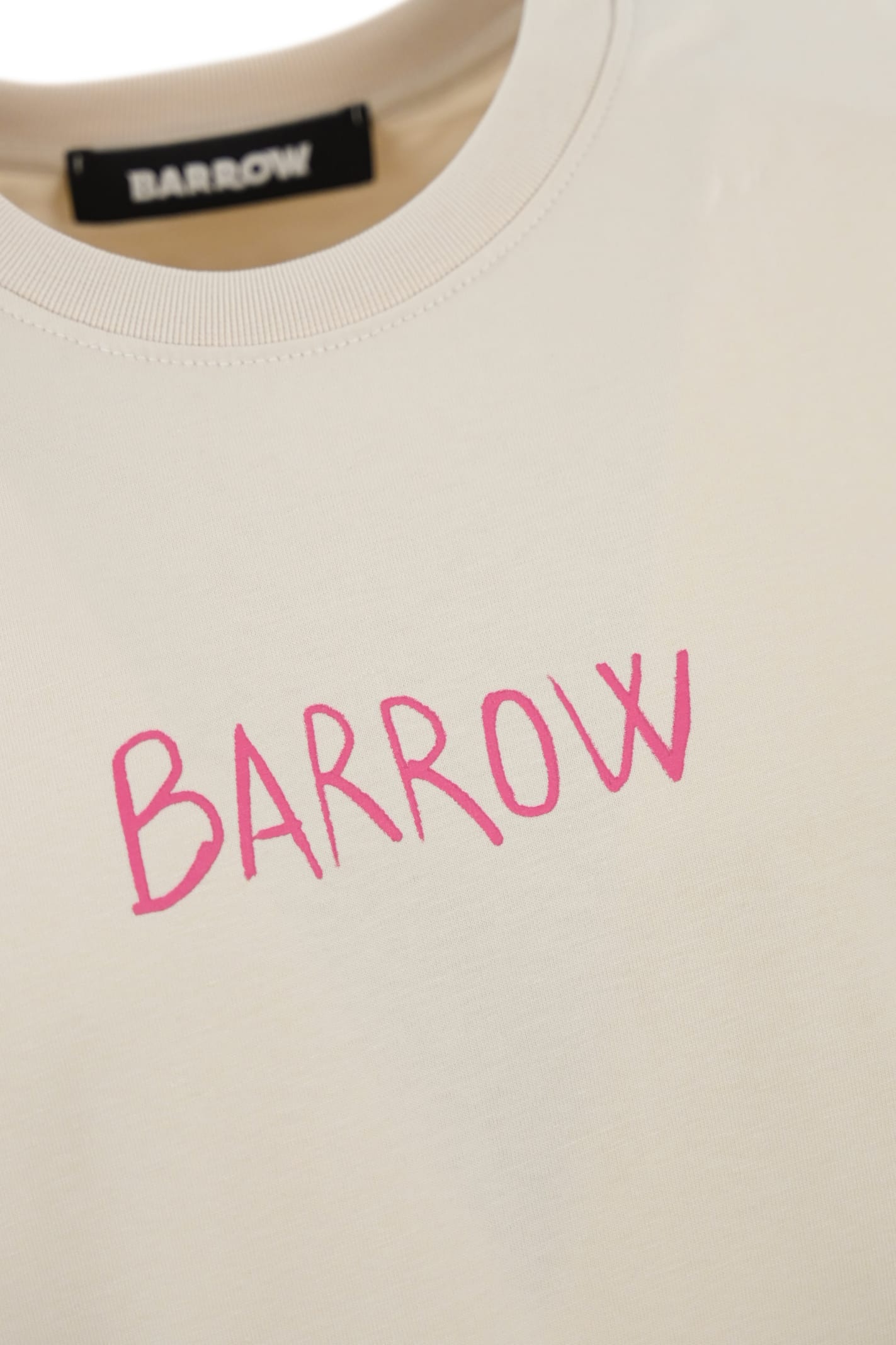 Shop Barrow T-shirt With Teddy Sketch Print In Turtledove