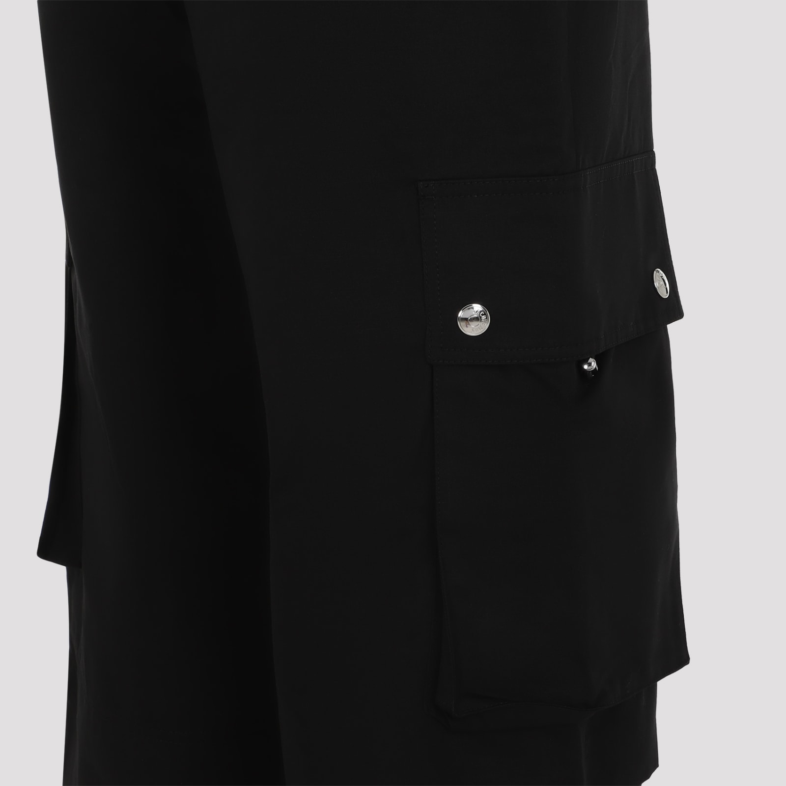 Jacquemus Straight Cargo Pants In Black