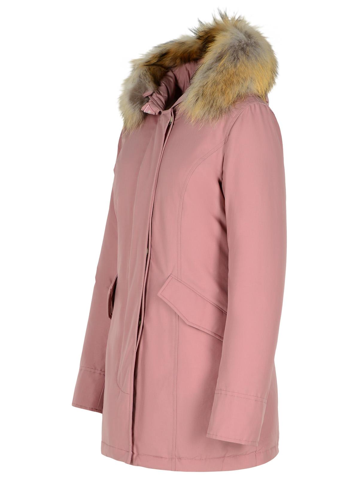 Shop Woolrich Artic Pink Cotton Blend Parka